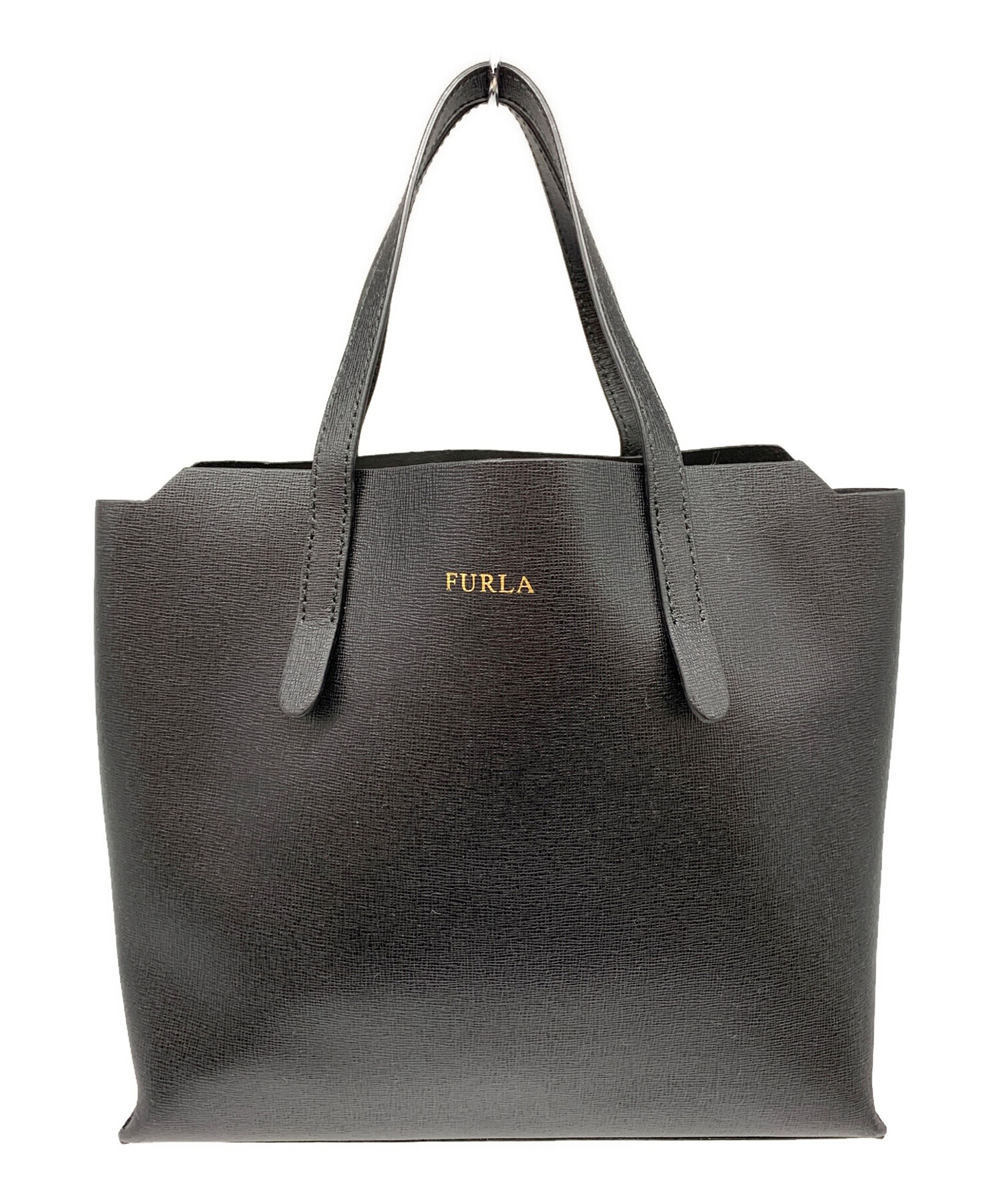 中古・古着通販】FURLA (フルラ) FURLA ハンドバッグ ブラック 