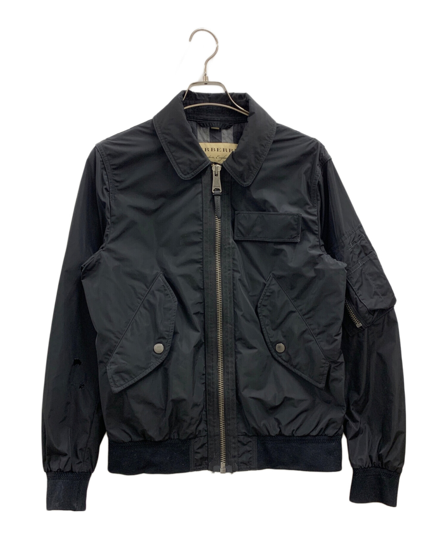 中古・古着通販】BURBERRY (バーバリー) BURBERRY ブルゾン ブラック