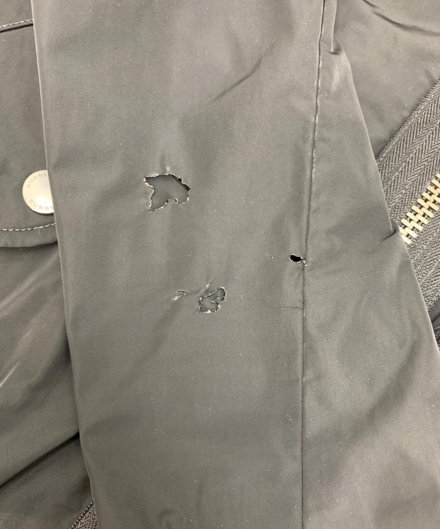 中古・古着通販】BURBERRY (バーバリー) BURBERRY ブルゾン ブラック