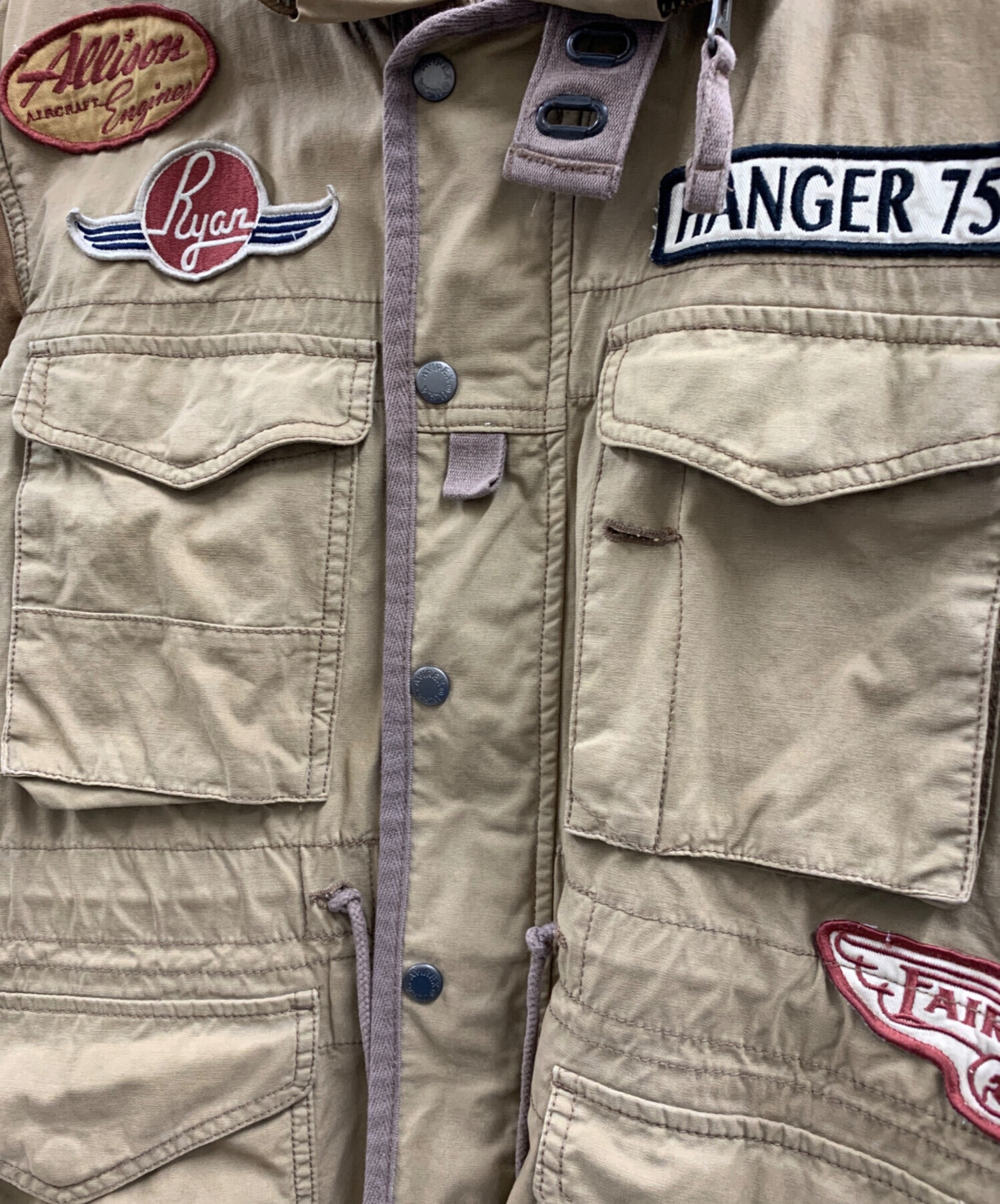 中古・古着通販】AVIREX (アヴィレックス) AVIREX ワッペン付き