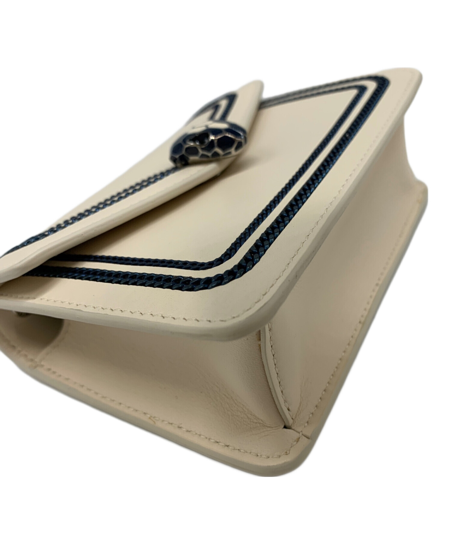 【限定値下げ】BVLGARI ボディーバッグ ブルー※質店鑑定済み BVLGARI（ブルガリ） ショルダーバッグ 斜めがけショルダー ポシェット