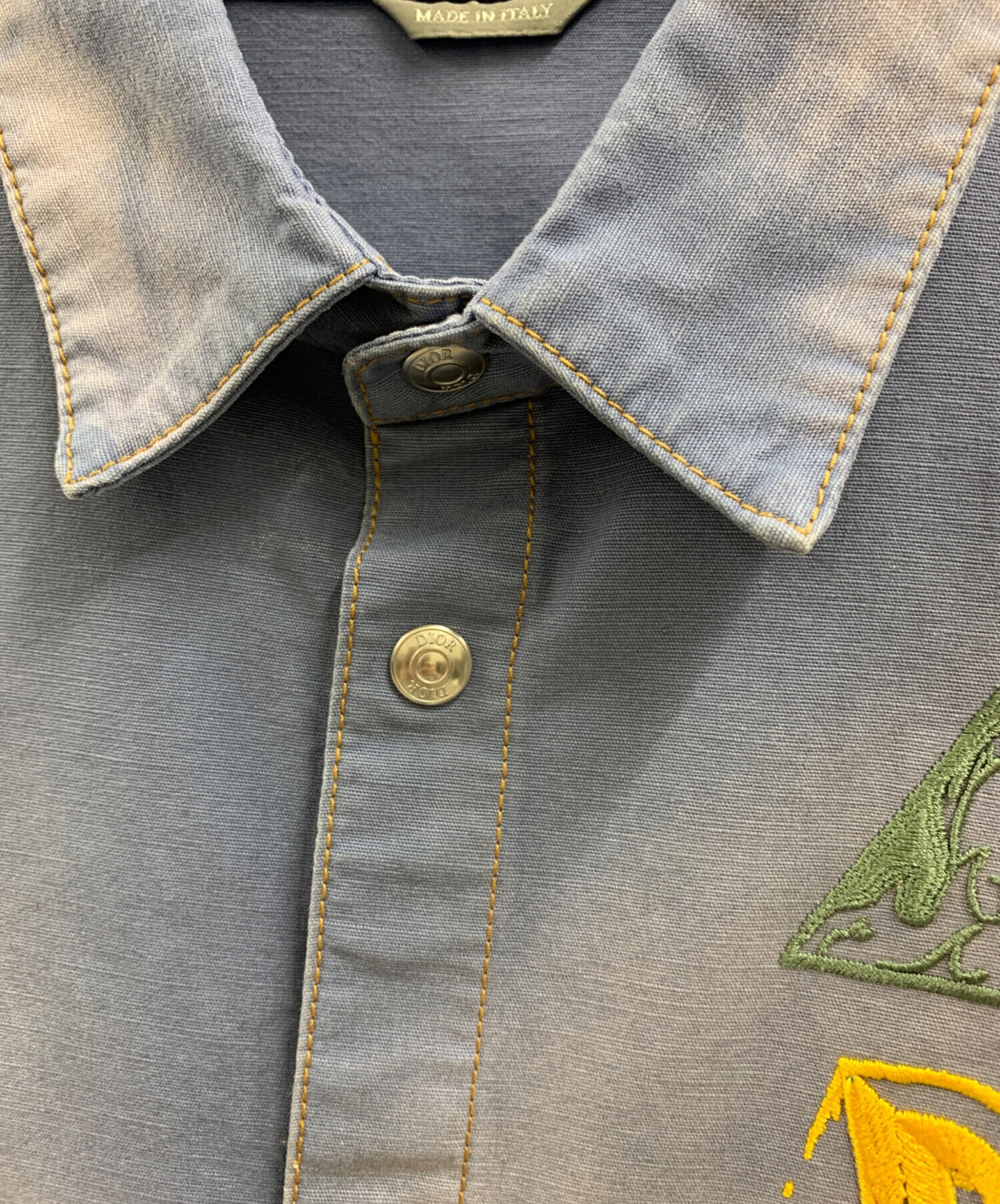 中古・古着通販】Dior (ディオール) DIOR 長袖シャツ インディゴ