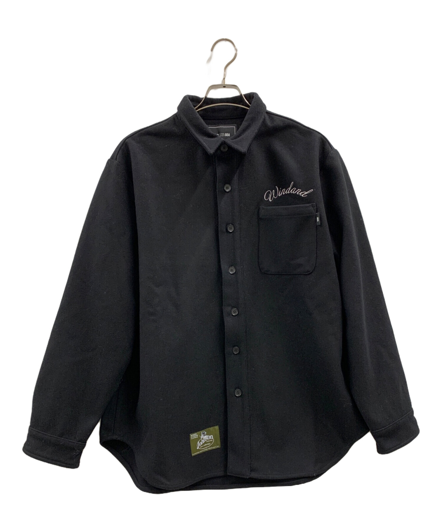 新品 ウィンダンシー SEA モックネック ウェア L ブラック 即日発送 中古・古着通販】WIND AND SEA (ウィンダンシー) JOHNSON (ジョンソン