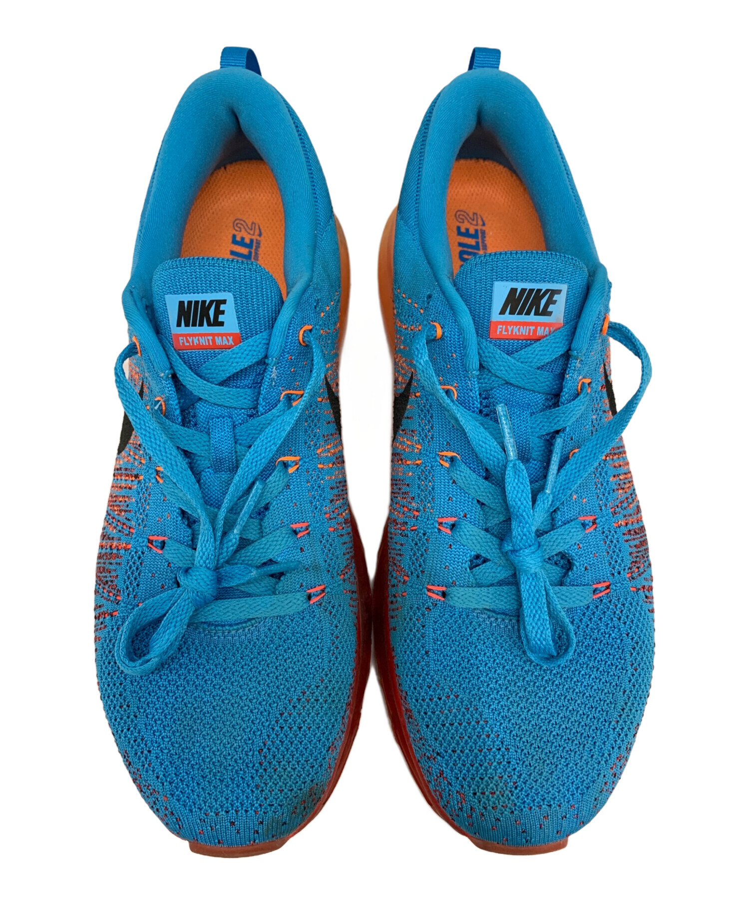 中古・古着通販】NIEK (ナイキ) フライニットマックス ブルー×オレンジ