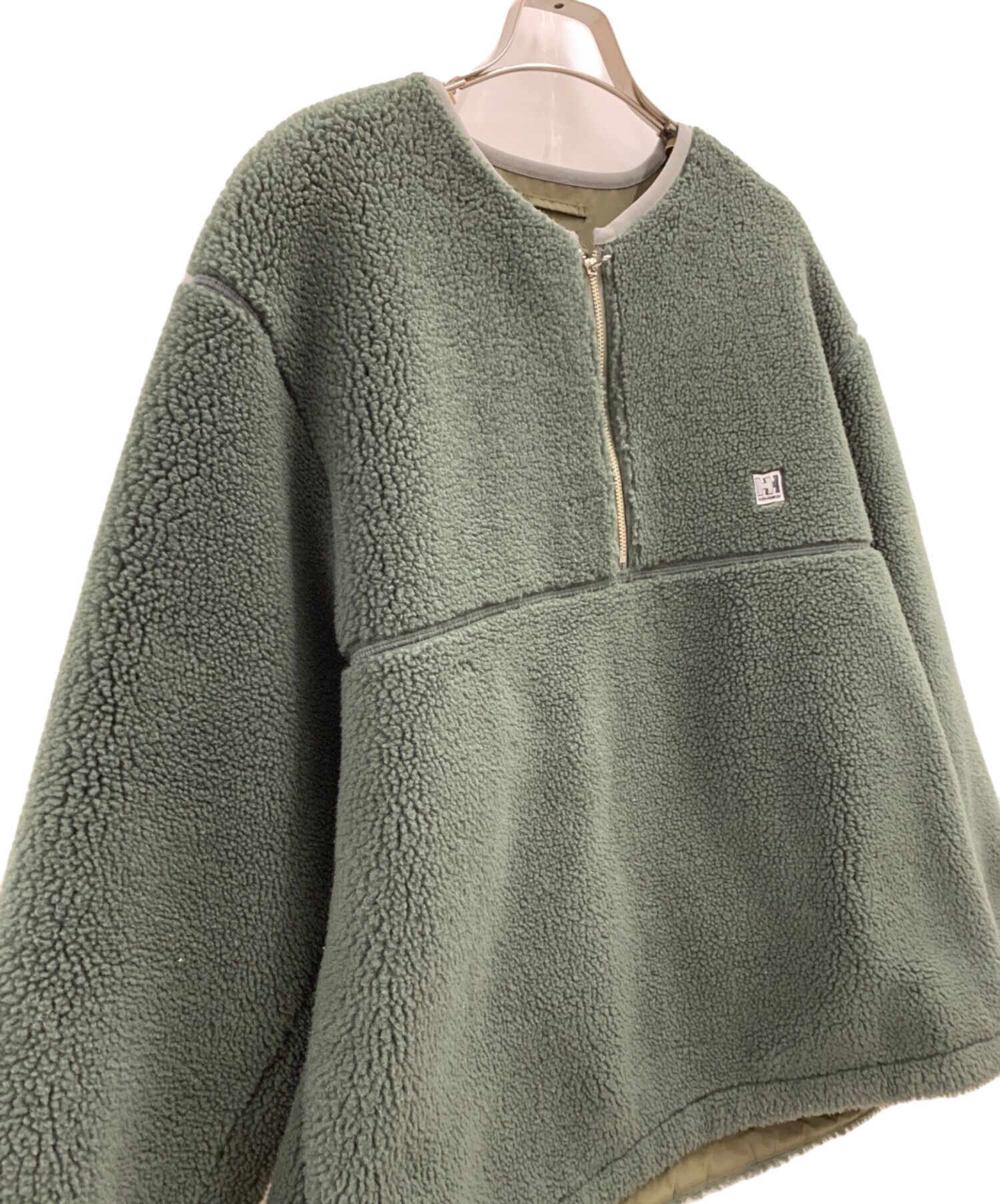 【24時間以内　匿名発送】ヘリーハンセン　フリースベスト　ポーラテック　緑　L H□ヘリーハンセン/HELLY HANSEN HOW51253 W FIBER PILE THERMO VEST