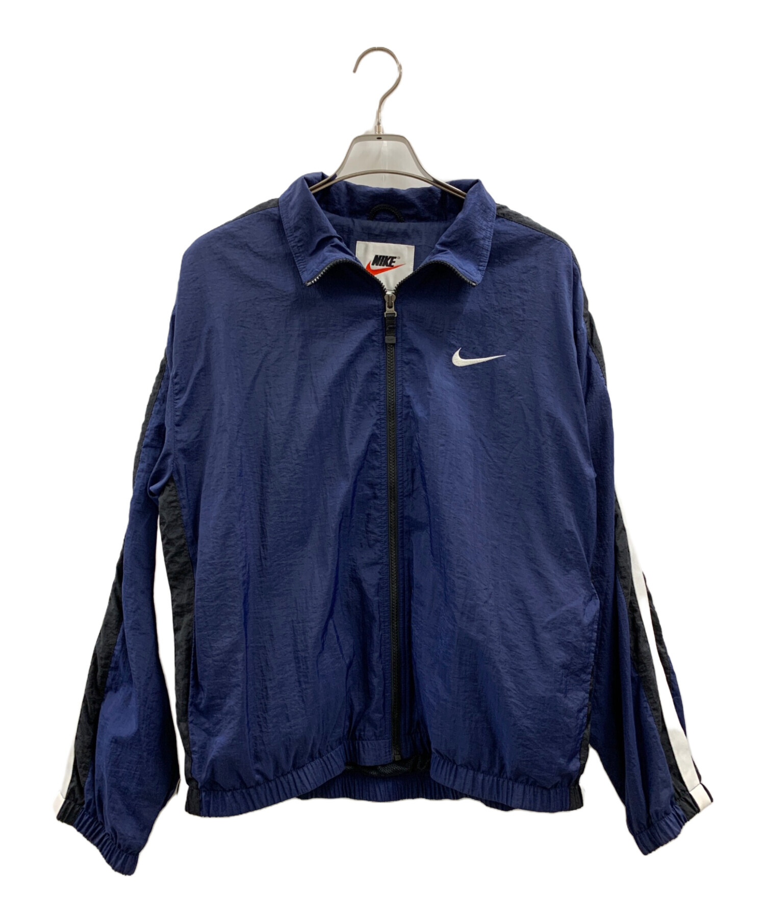 中古・古着通販】NIKE (ナイキ) NIKE ナイロンジャケット ネイビー