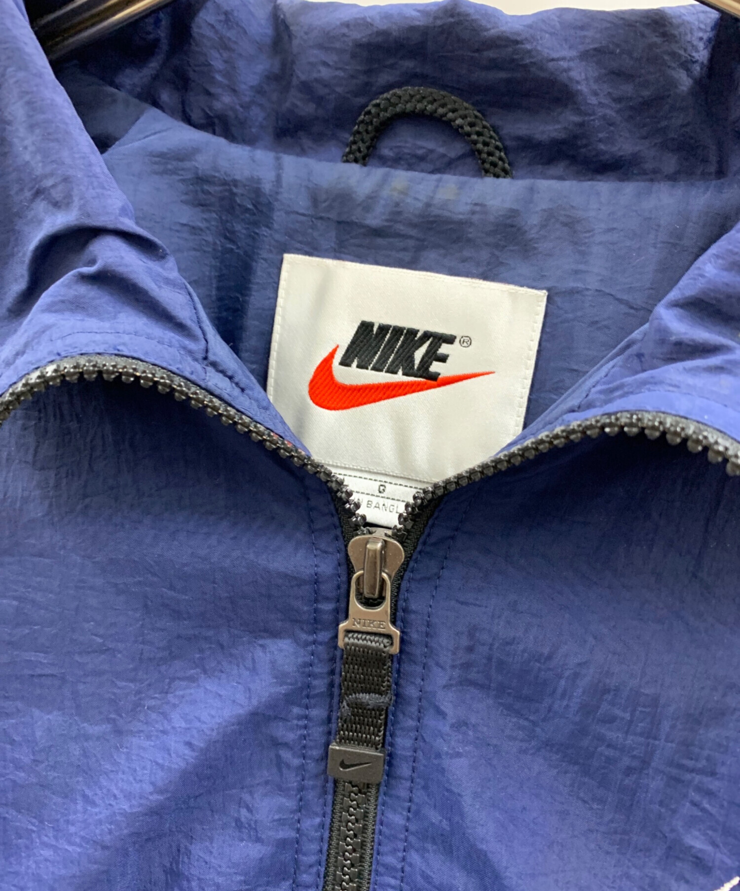 中古・古着通販】NIKE (ナイキ) NIKE ナイロンジャケット ネイビー