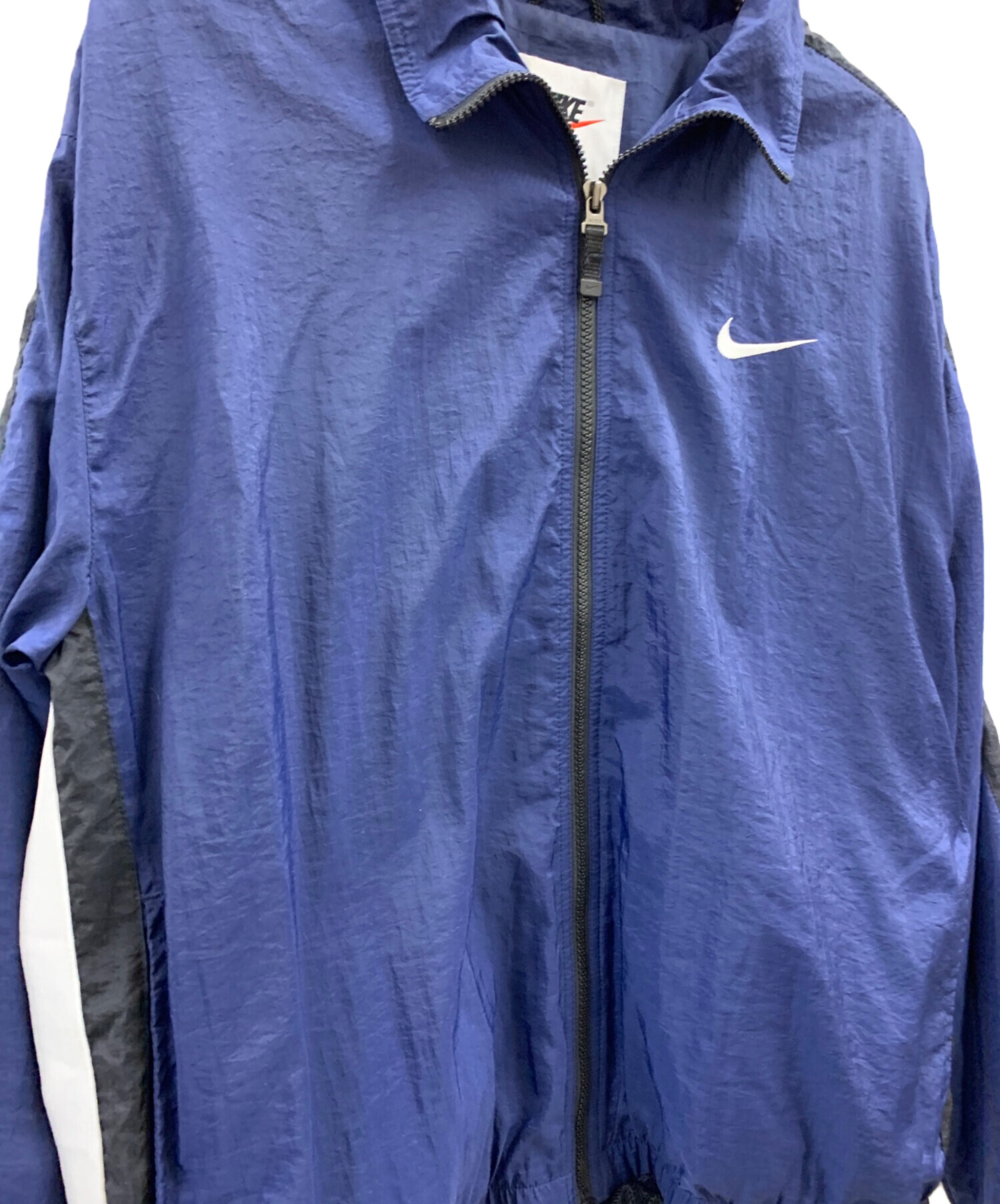 中古・古着通販】NIKE (ナイキ) NIKE ナイロンジャケット ネイビー