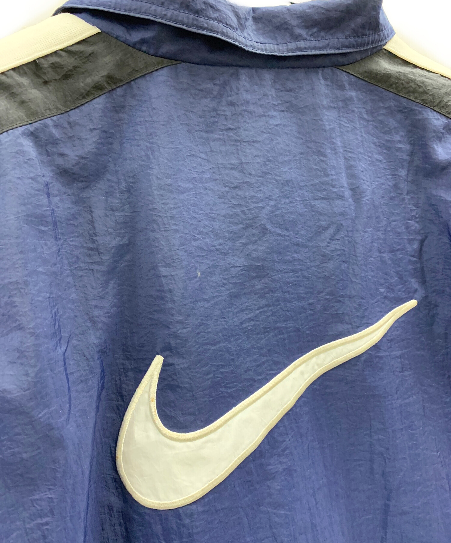 中古・古着通販】NIKE (ナイキ) NIKE ナイロンジャケット ネイビー