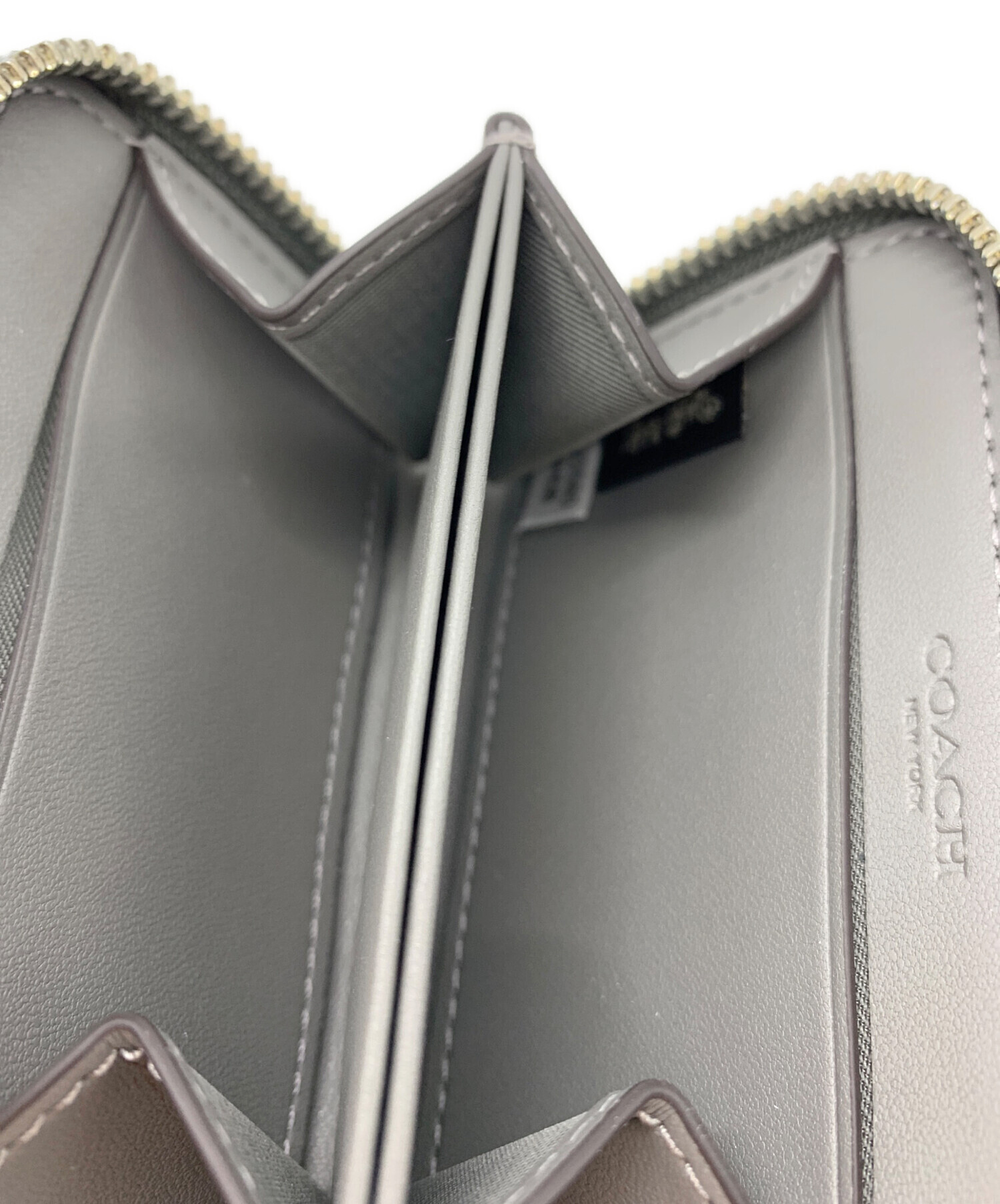 COACH コーチ グレー 灰色 フェルト 8187 ハンドバッグ トートバッグ 