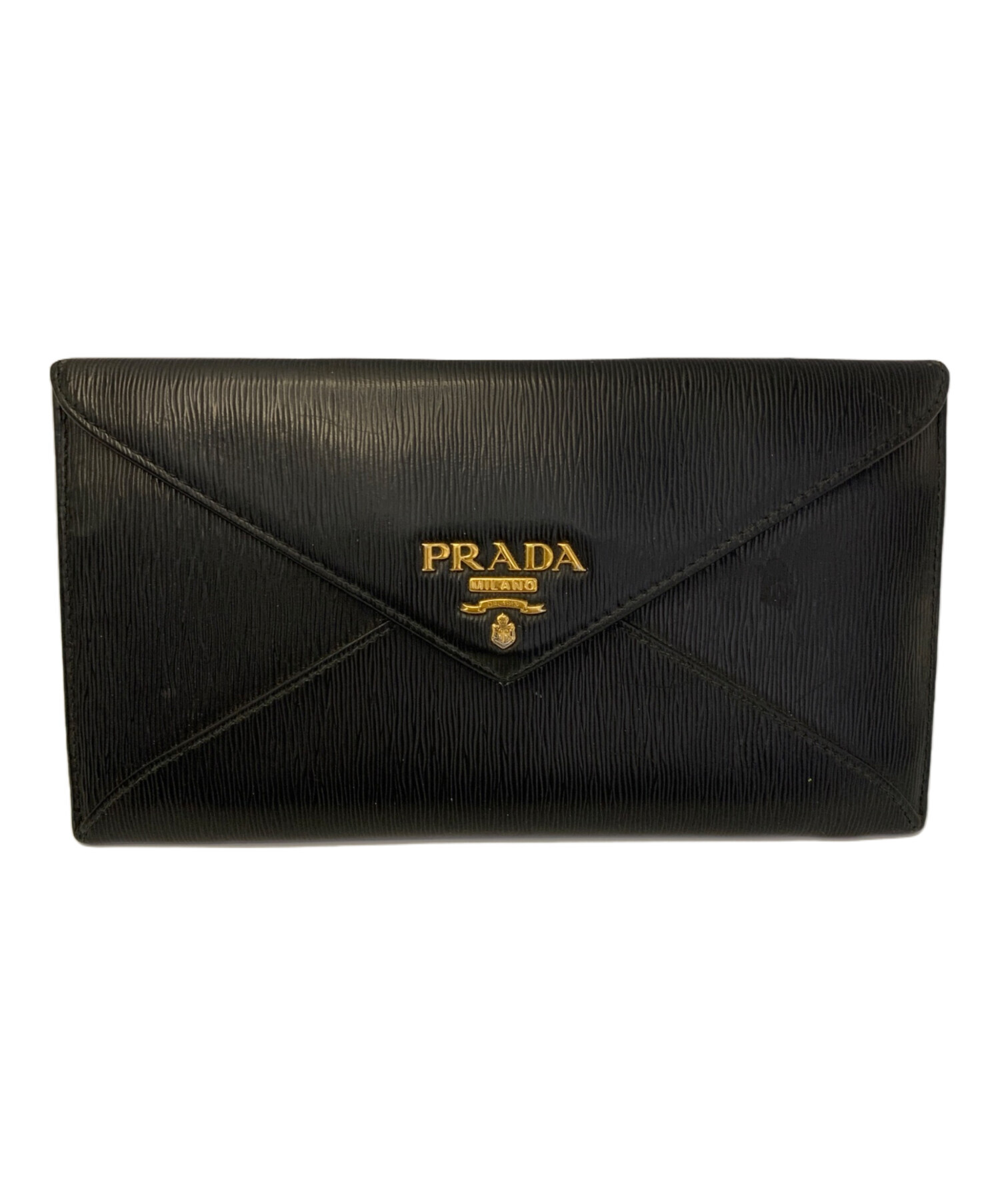 中古・古着通販】PRADA (プラダ) PRADA 長財布 ブラック｜ブランド