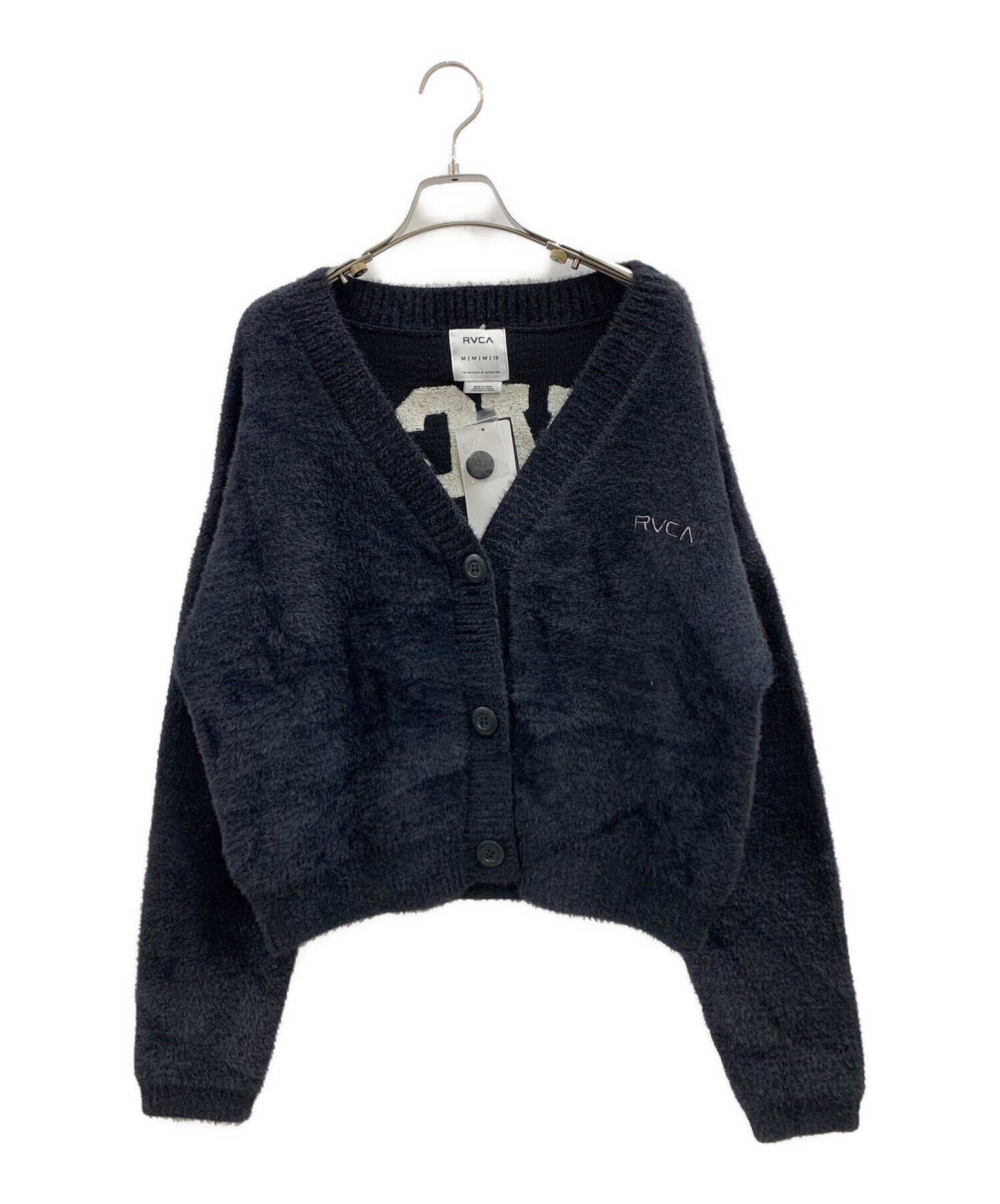 中古・古着通販】RVCA (ルーカ) RVCA 厚手カーディガン ブラック 