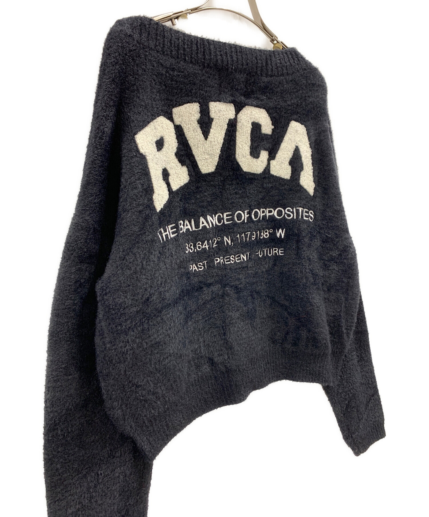 中古・古着通販】RVCA (ルーカ) RVCA 厚手カーディガン ブラック 