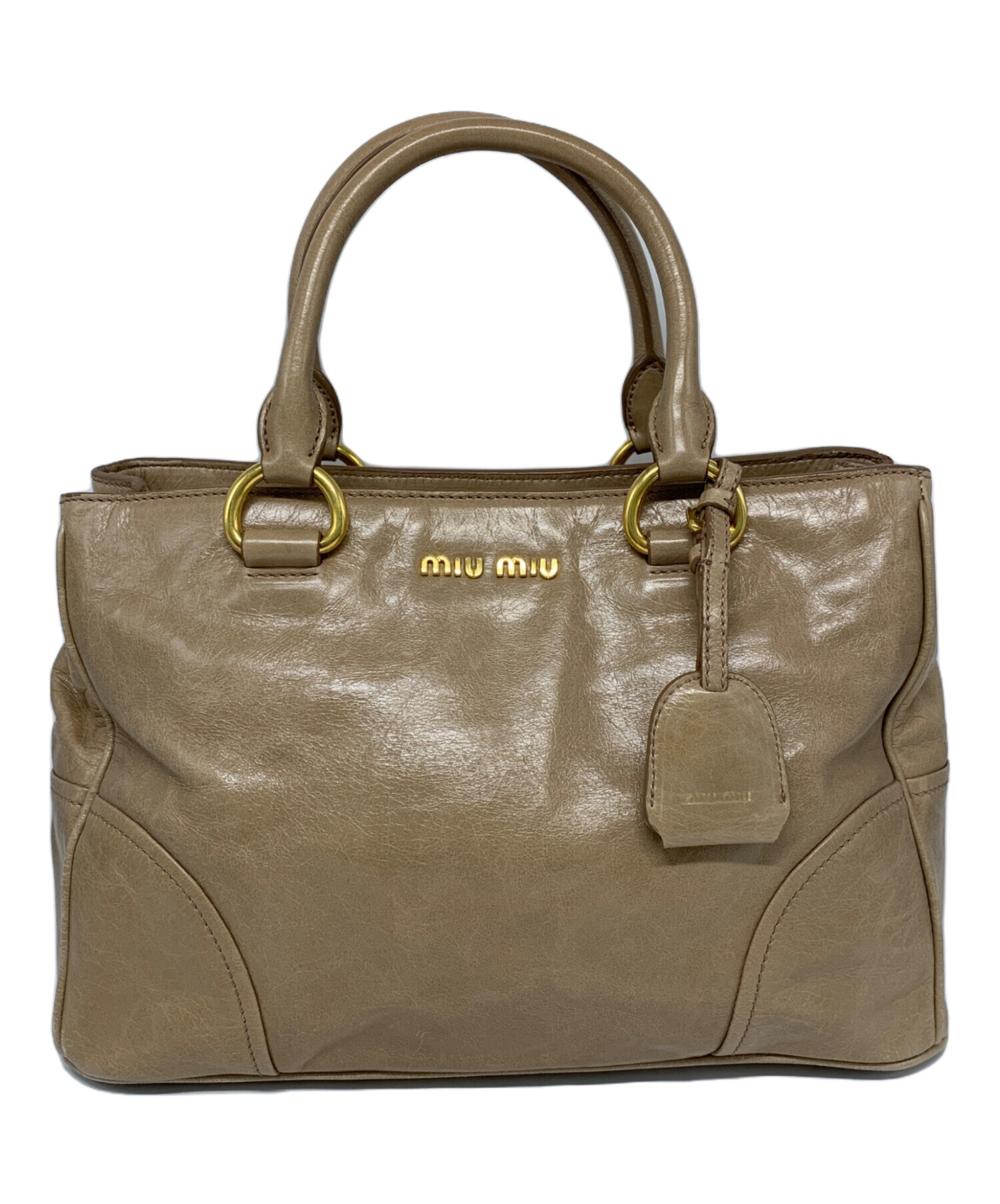 中古・古着通販】MIU MIU (ミュウミュウ) MIU MIU 2WAYハンドバッグ 