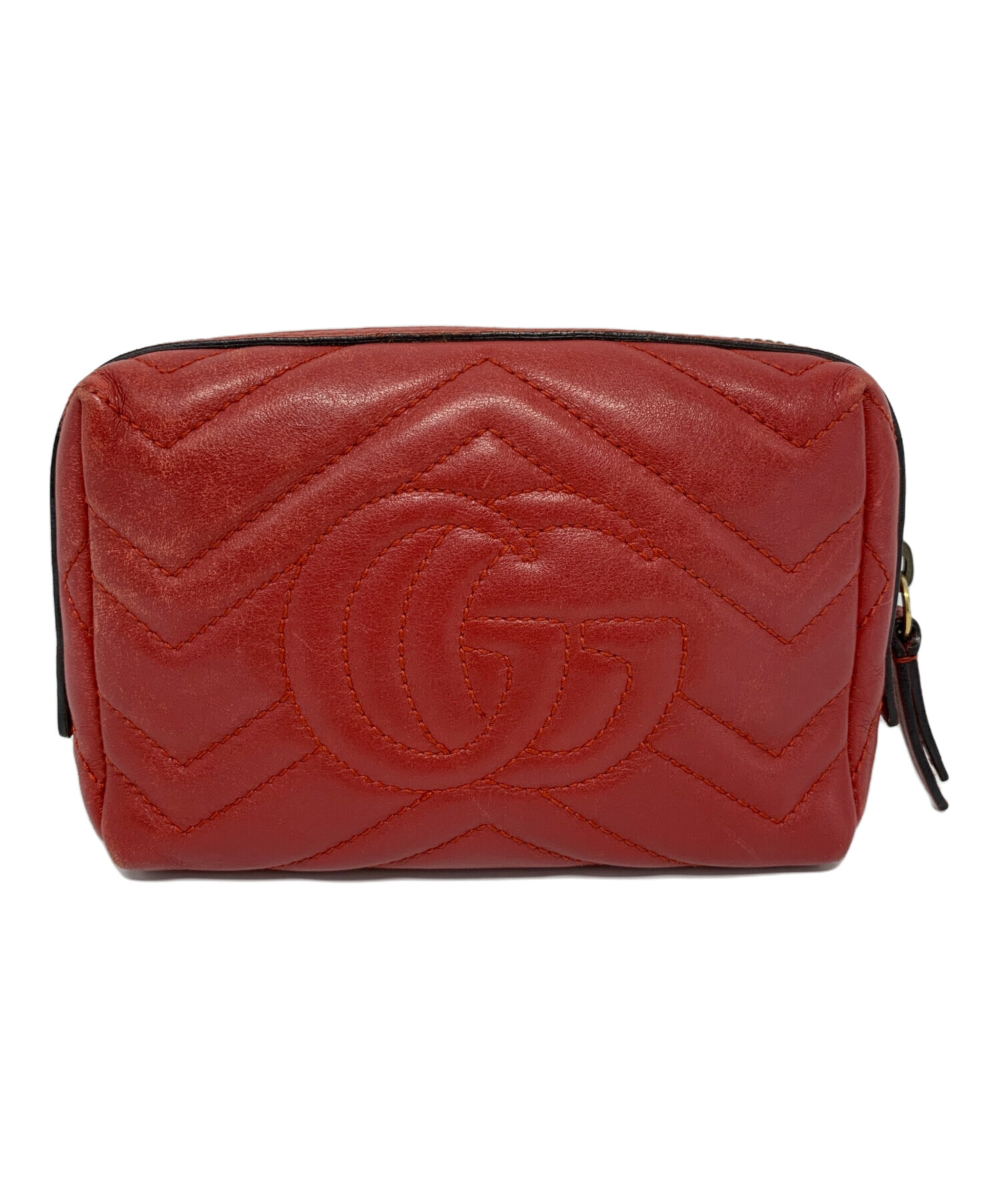 中古・古着通販】GUCCI (グッチ) GUCCI ポーチ レッド｜ブランド・古着