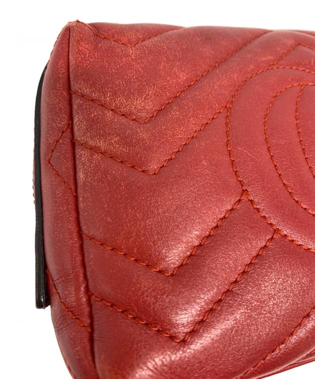 中古・古着通販】GUCCI (グッチ) GUCCI ポーチ レッド｜ブランド・古着