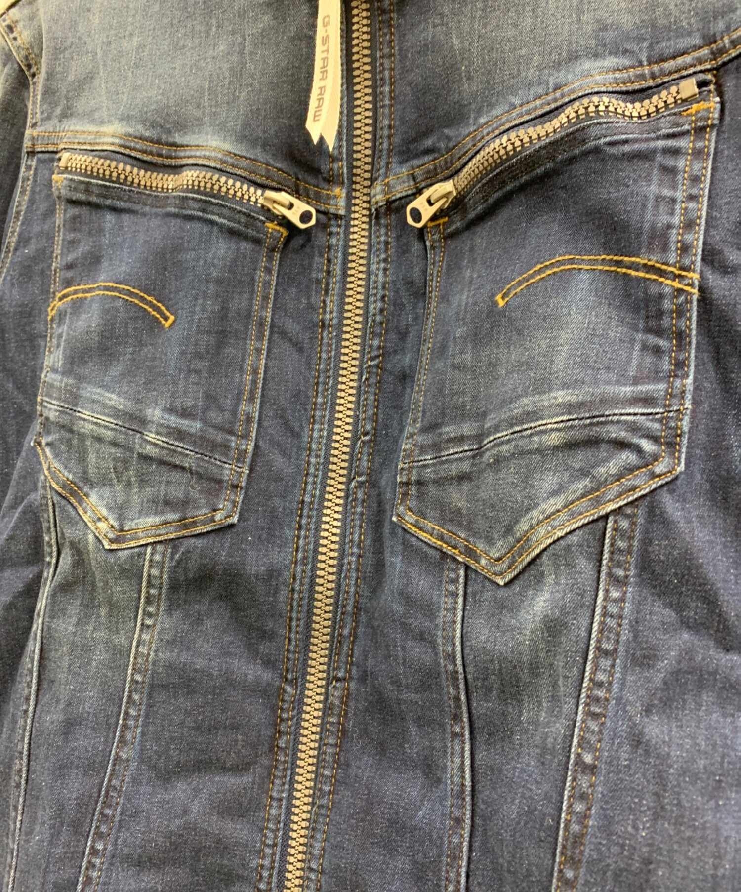 美品 G-STAR RAW デニムテーラード 希少 52サイズ ネイビー 【公式通販】