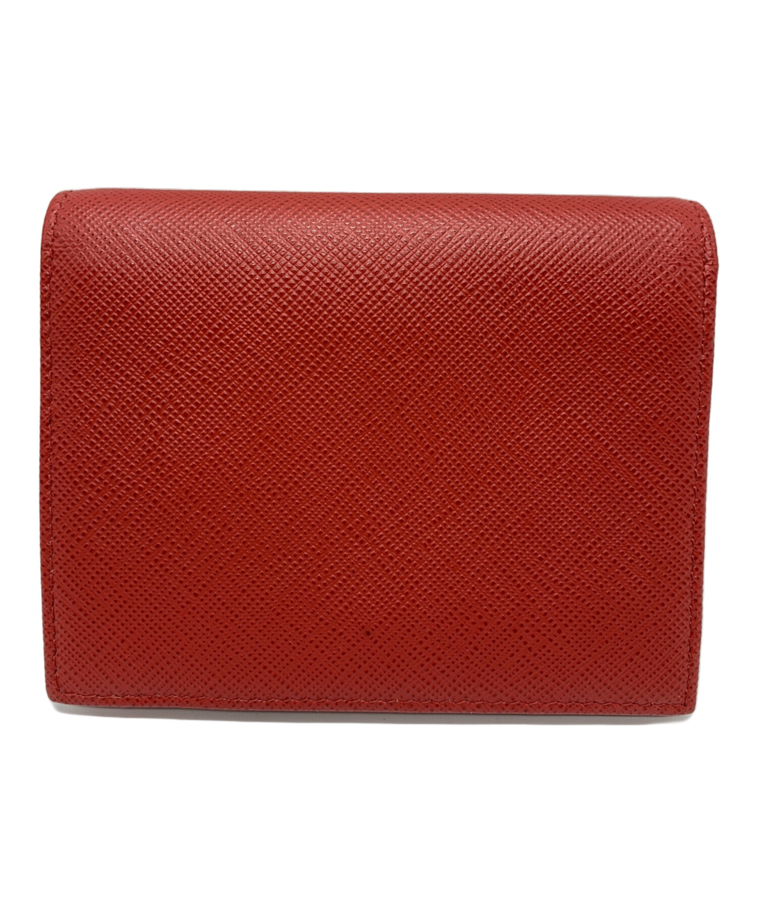 中古・古着通販】PRADA (プラダ) PRADA 2つ折り財布 レッド｜ブランド