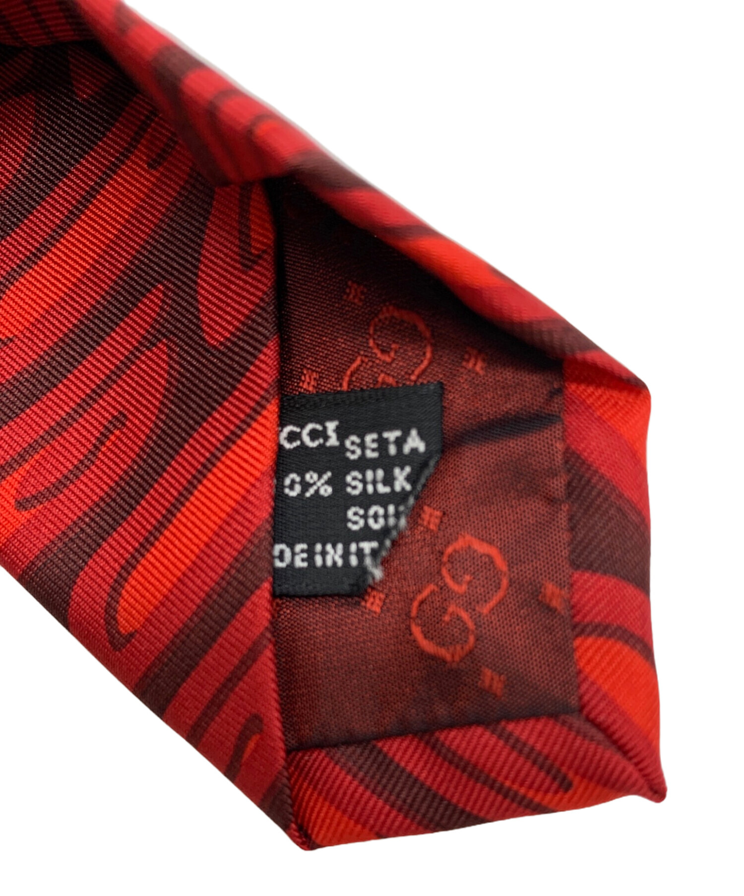 【GUCCI】 ネクタイ 新品未使用 中古・古着通販】GUCCI (グッチ) GUCCI ネクタイ レッド サイズ:不明