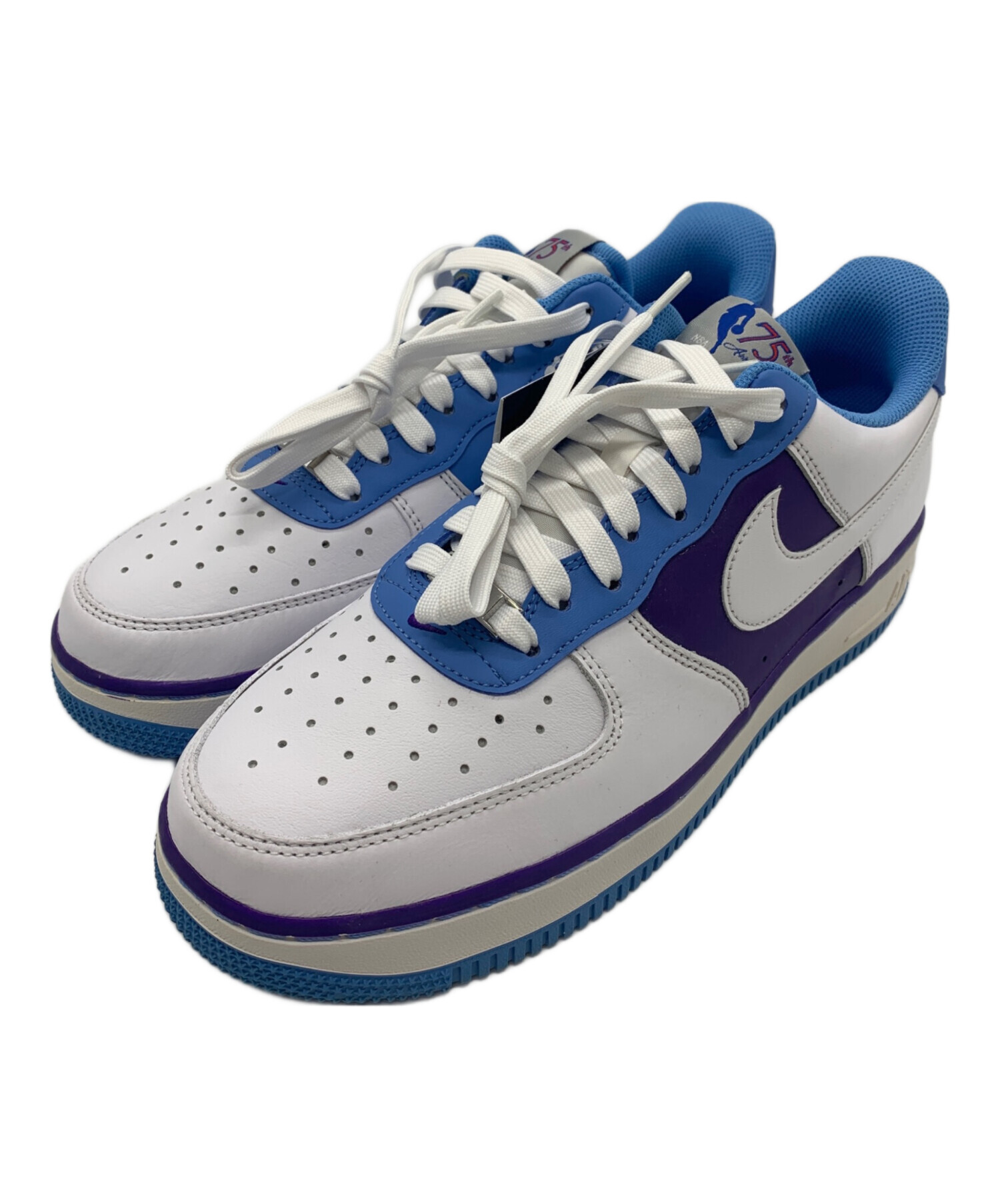 中古・古着通販】NIKE (ナイキ) AIR FORCE 1 07 LV8 ホワイト×ブルー 