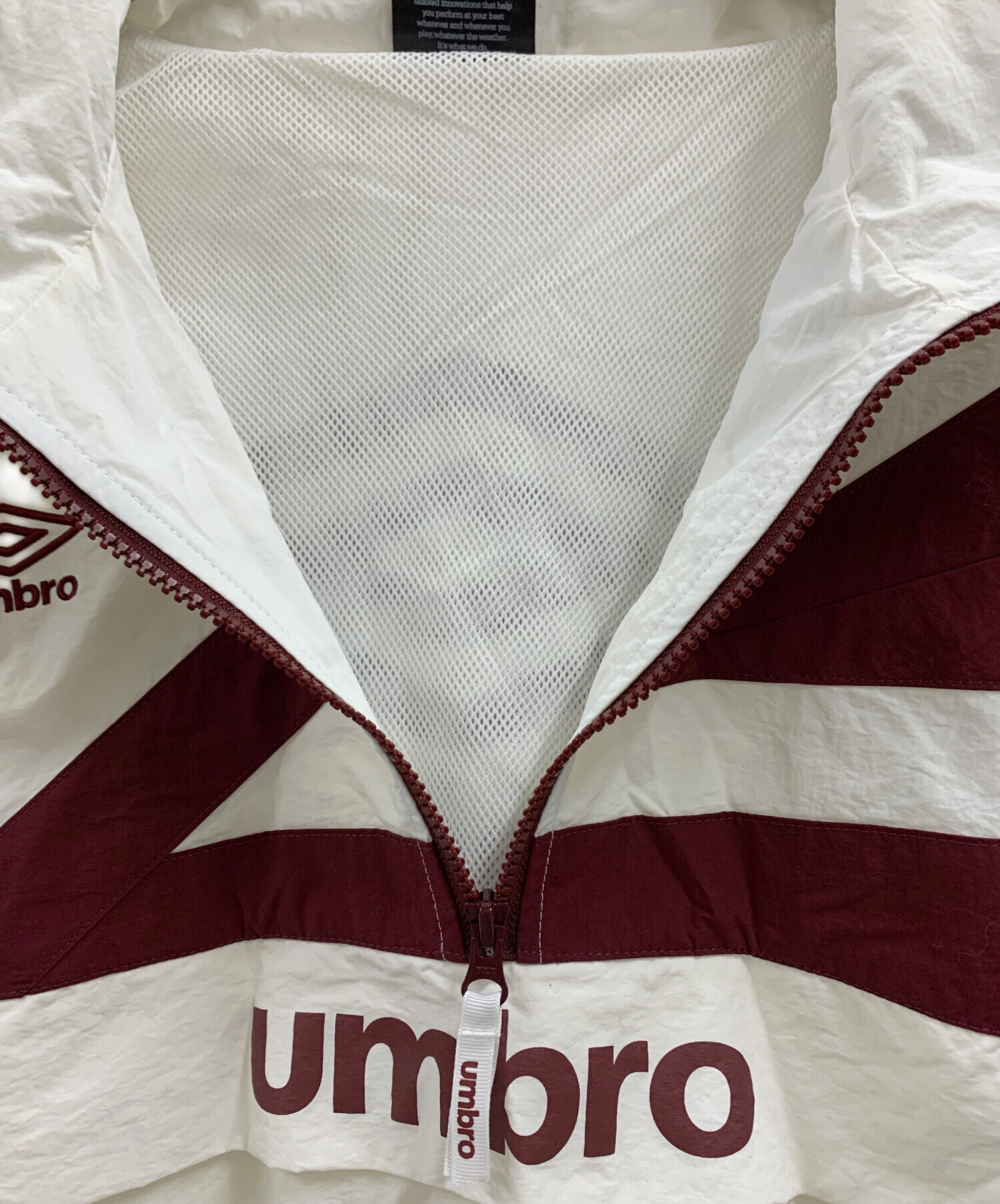 中古・古着通販】UMBRO (アンブロ) UMBRO アノラックパーカー ホワイト