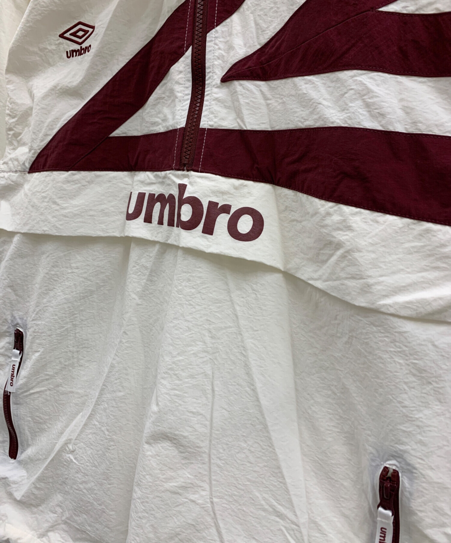 中古・古着通販】UMBRO (アンブロ) UMBRO アノラックパーカー ホワイト