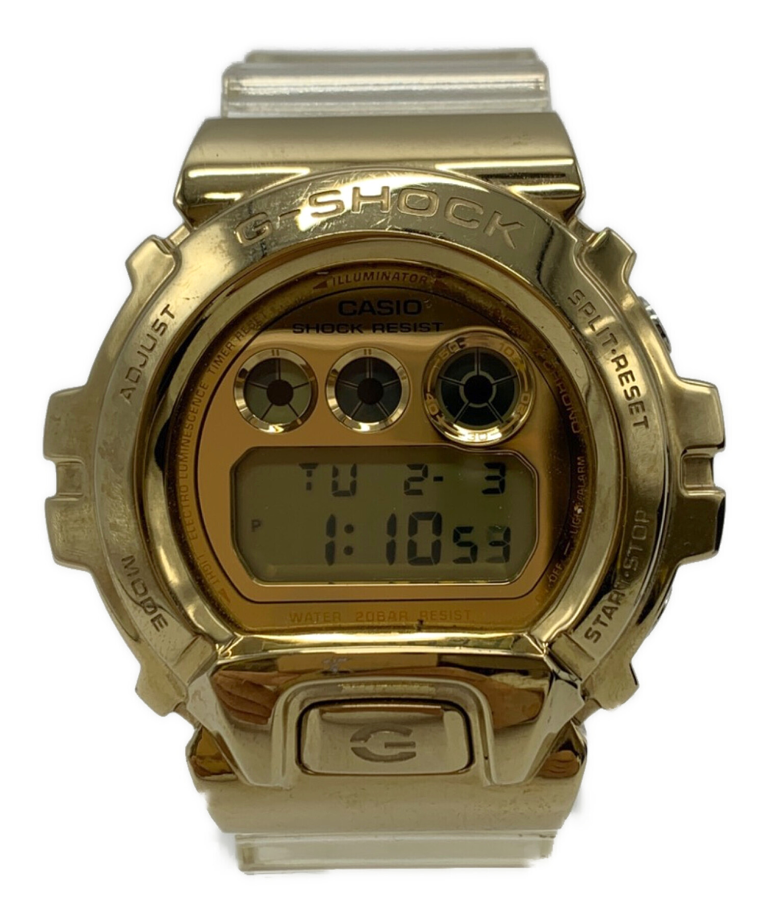 中古・古着通販】CASIO (カシオ) CASIO デジタルウォッチ ゴールド 