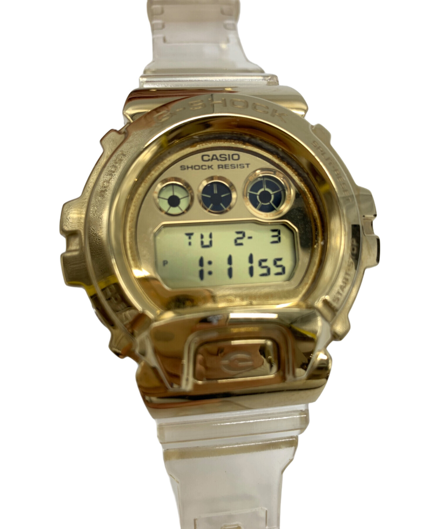 中古・古着通販】CASIO (カシオ) CASIO デジタルウォッチ ゴールド 