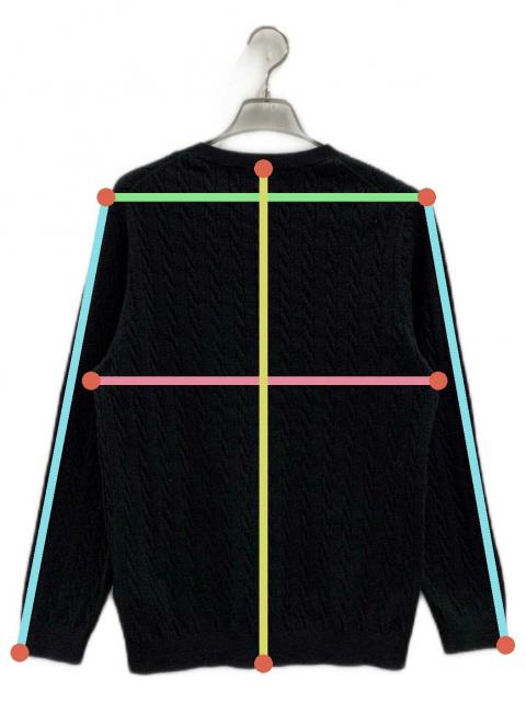中古・古着通販】SATUR (セター) SATUR 薄手ニット ブラック サイズ:S