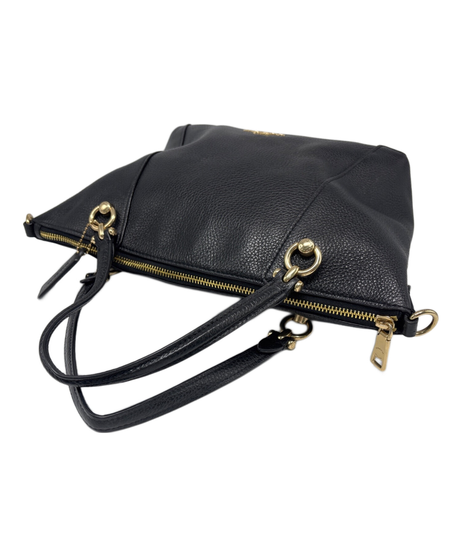 中古・古着通販】COACH (コーチ) 2WAYバッグ ブラック｜ブランド・古着