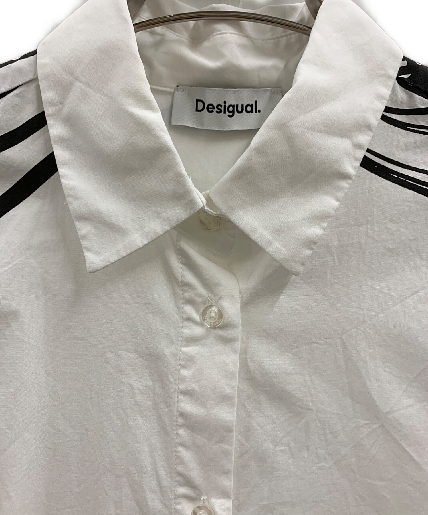中古・古着通販】Desigual (デシグアル) Desigual 長袖シャツ ホワイト 