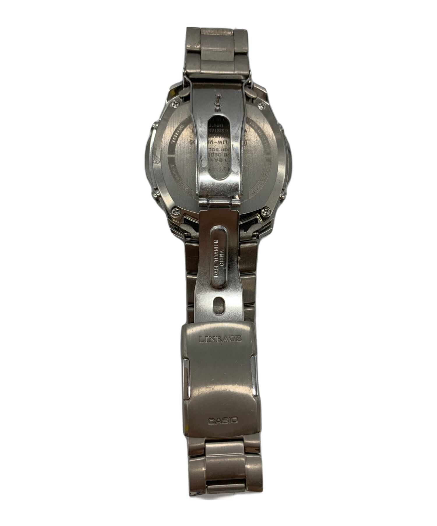 中古・古着通販】CASIO (カシオ) CASIO LINEAGE 腕時計 ブラック 
