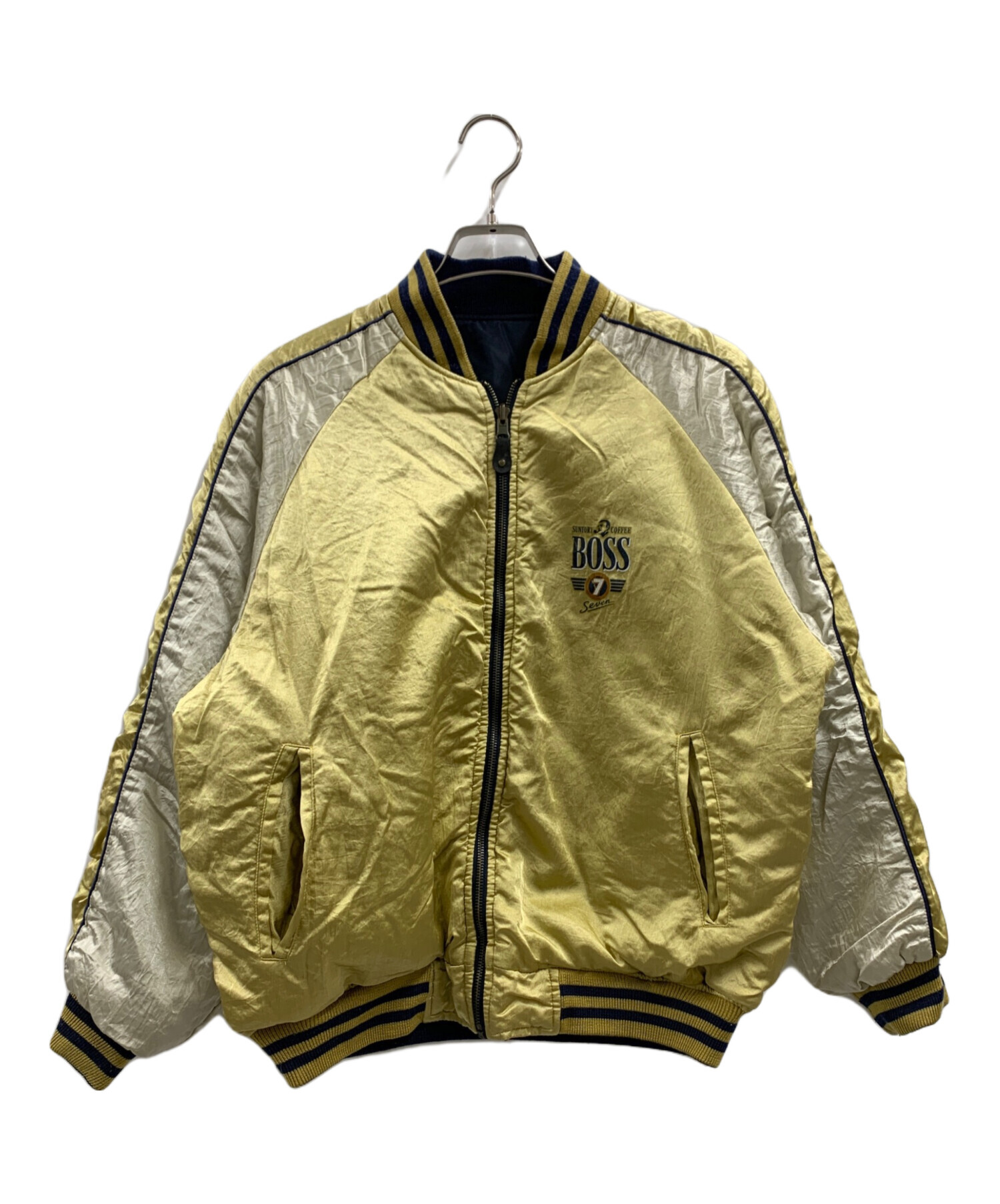 中古・古着通販】BOSS (ボス) リバーシブルジャンパー ゴールド