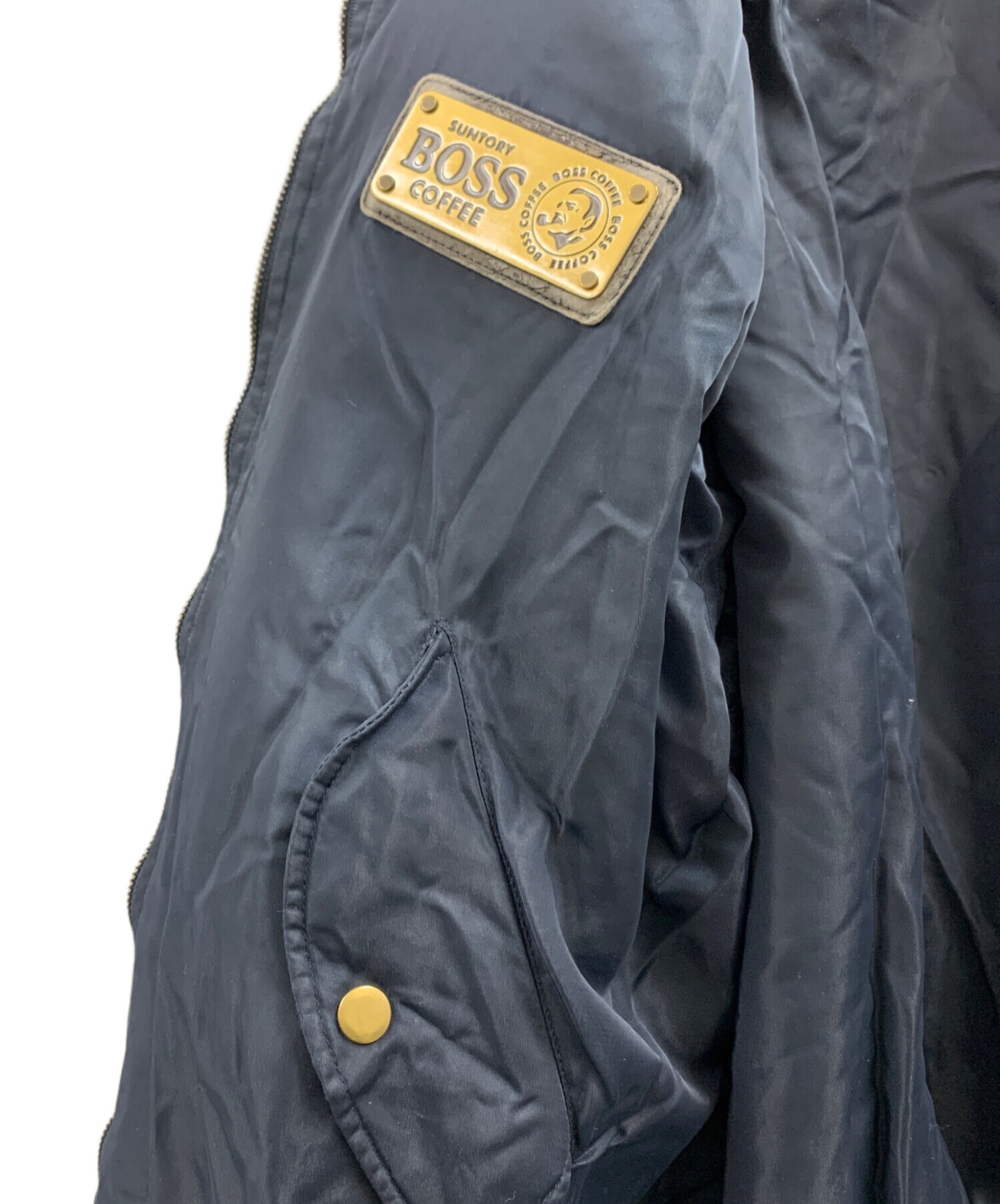専用。新品未使用BOSS ネイビー ジャンパー 中古・古着通販】BOSS (ボス) リバーシブルジャンパー ゴールド