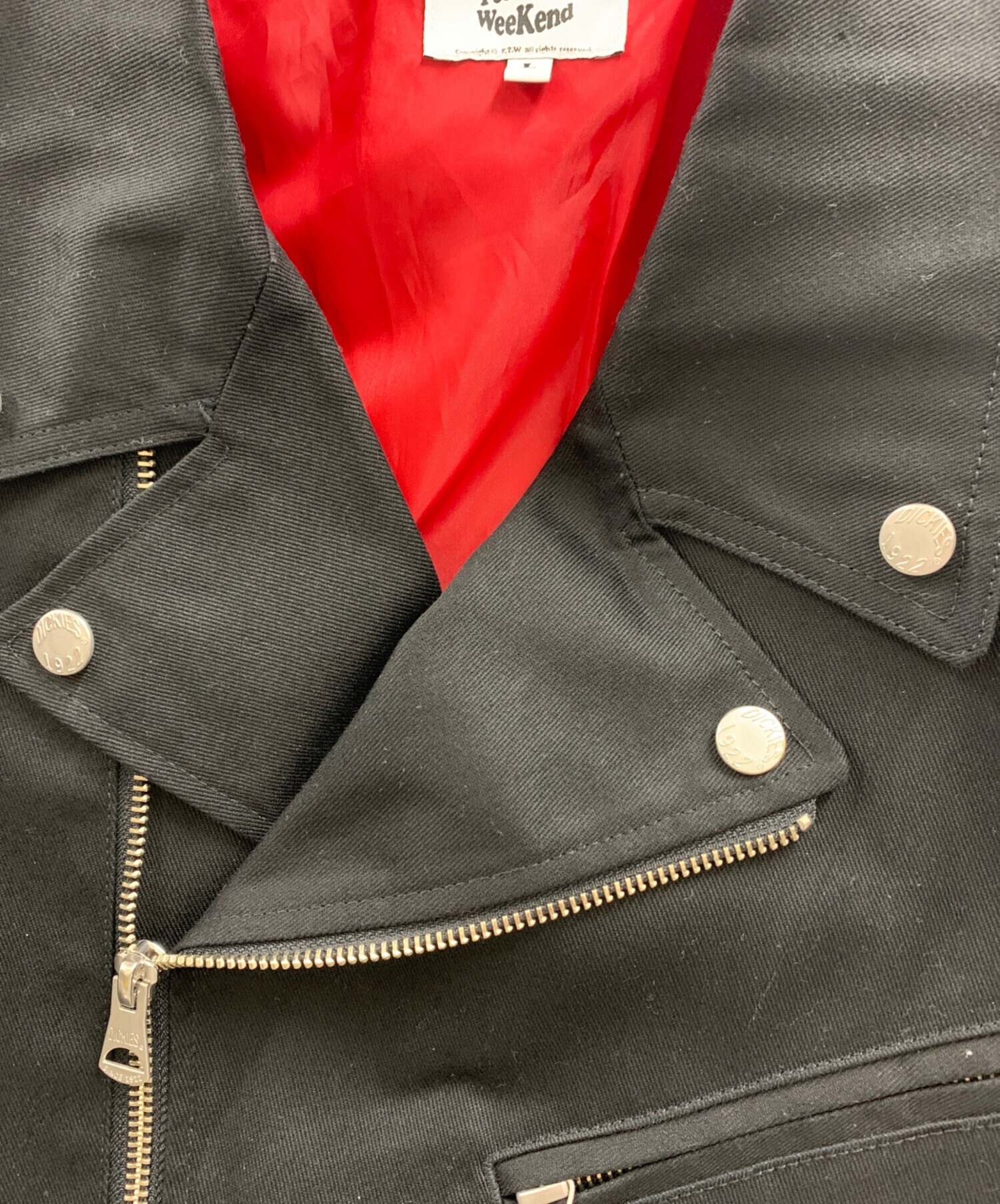 中古・古着通販】Dickies (ディッキーズ) ダブルライダースジャケット 