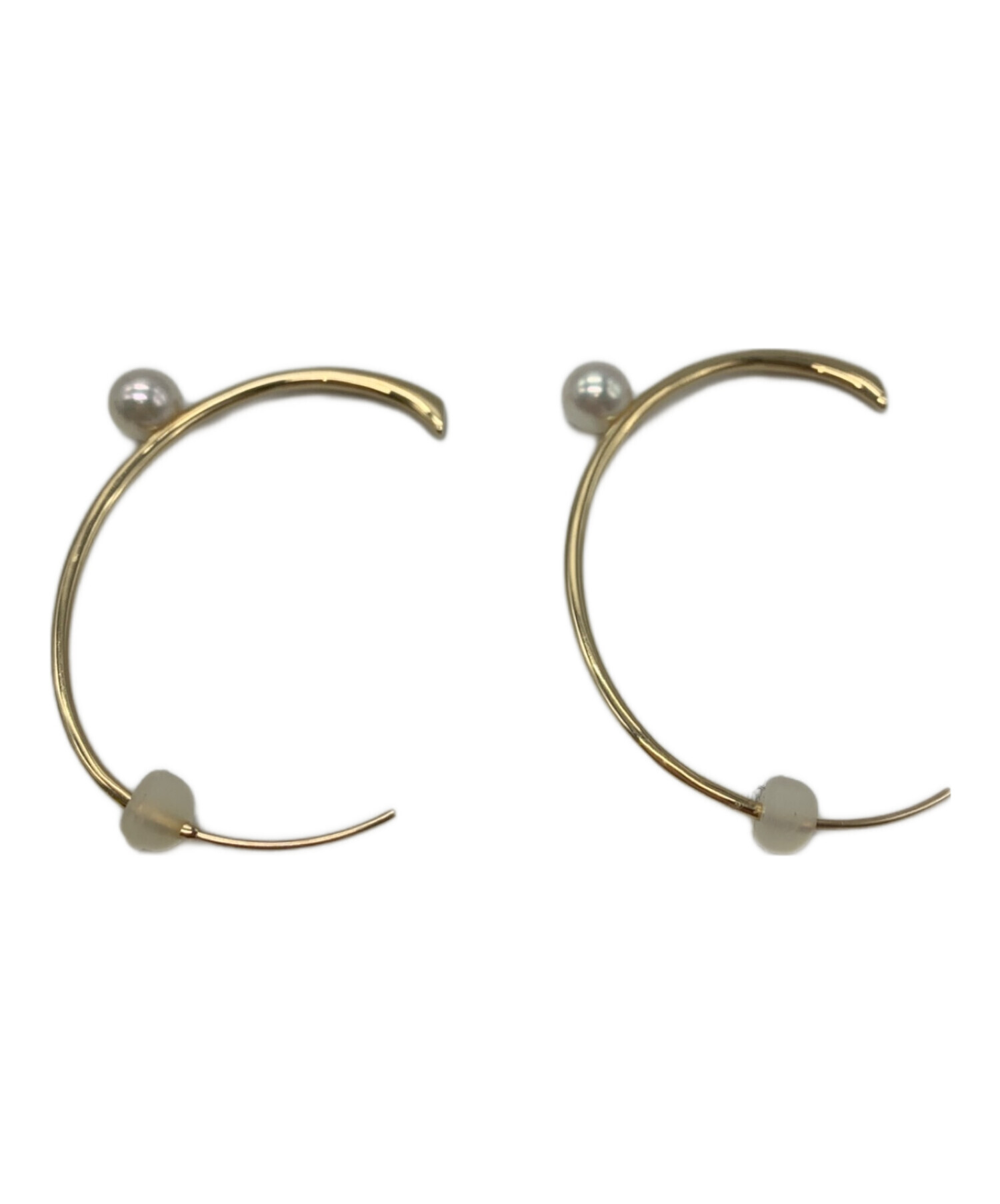 中古・古着通販】STAR JEWELRY (スタージュエリー) パールフープピアス