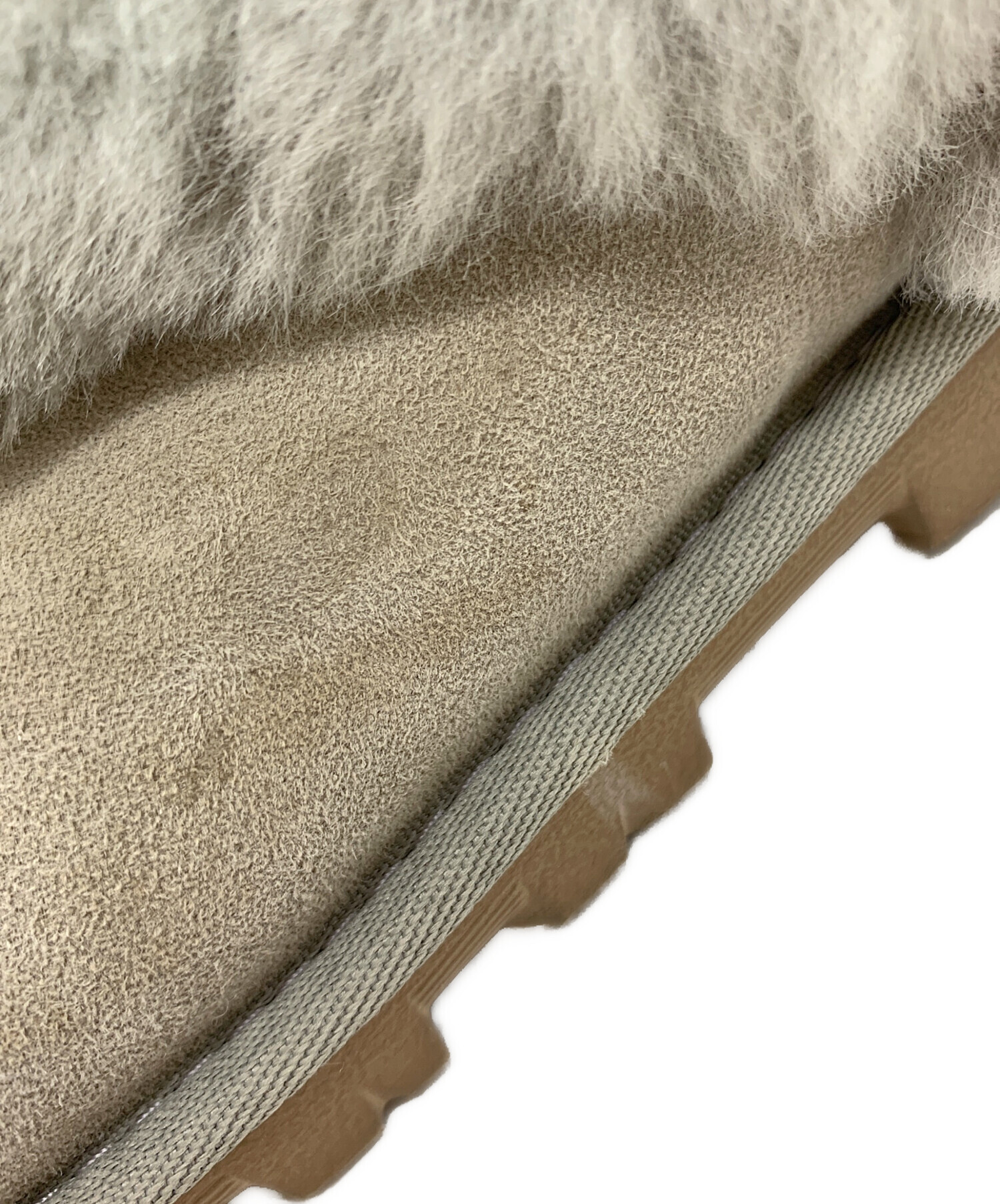 中古・古着通販】UGG (アグ) UGG ファーサンダル グレー サイズ:24cm