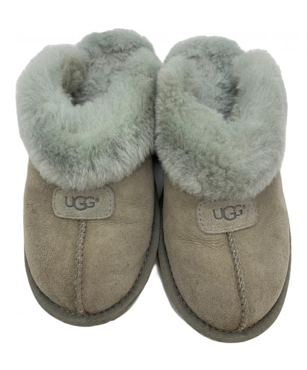 中古・古着通販】UGG (アグ) UGG ファーサンダル グレー サイズ:24cm