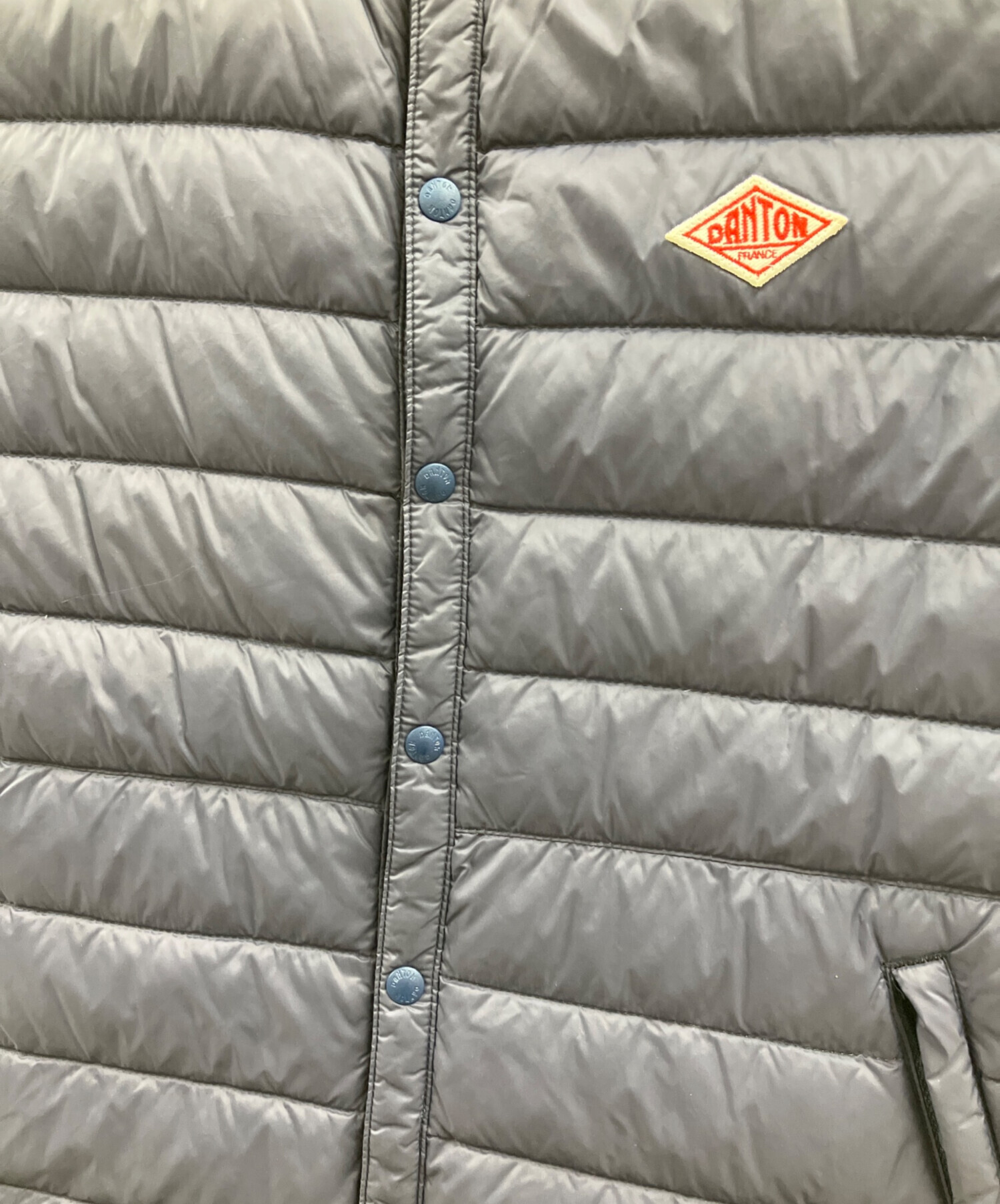 中古・古着通販】DANTON (ダントン) ダウンベスト ネイビー サイズ:40