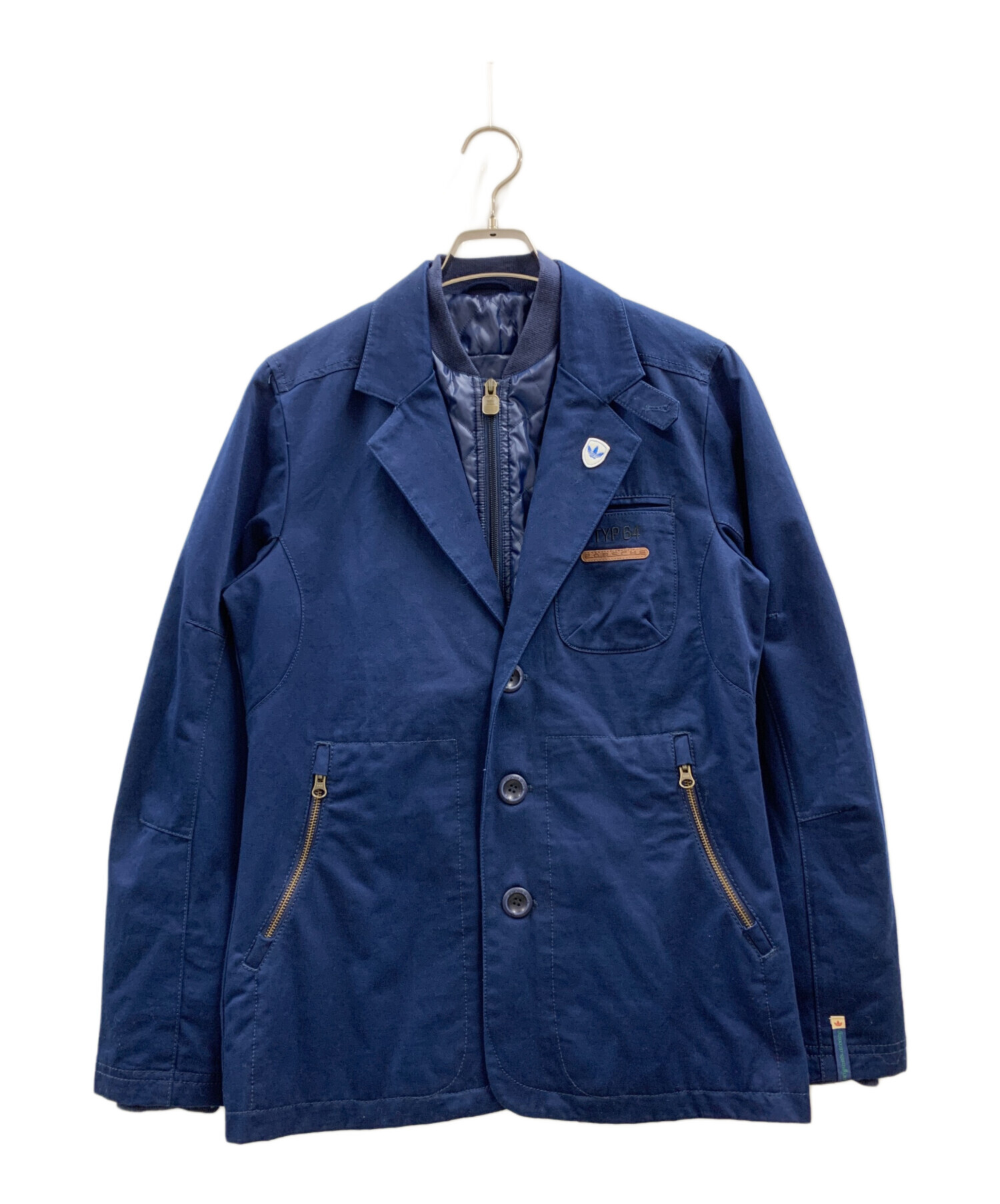 中古・古着通販】adidas (アディダス) ジャケット ネイビー サイズ:M