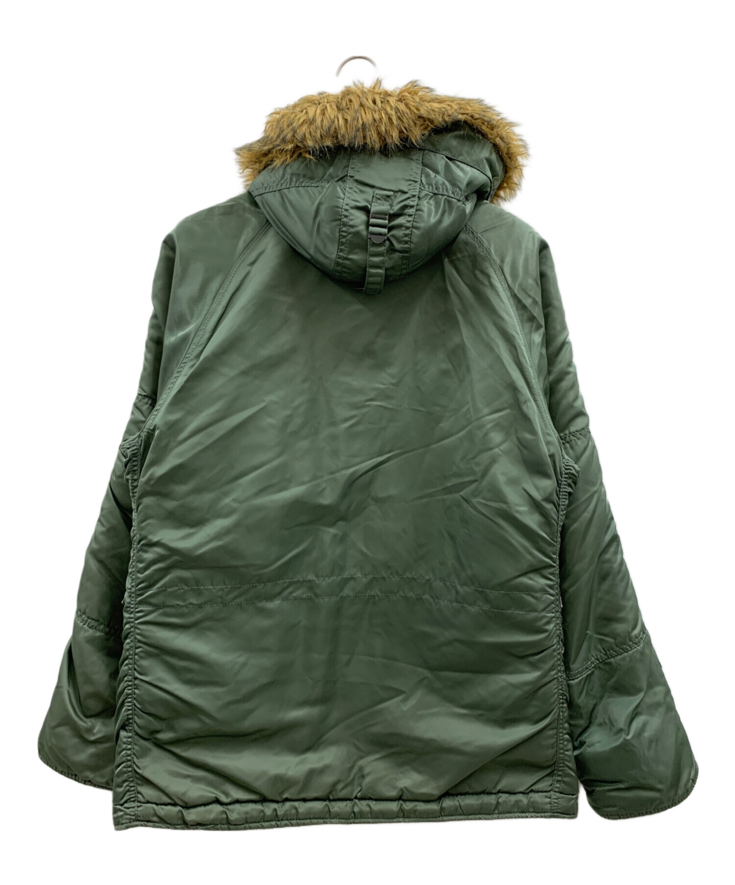 ALPHA INDUSTRIES N-3B フライトジャケット グリーン L 中古・古着通販】ALPHA INDUSTRIES (アルファインダストリーズ) N-3B