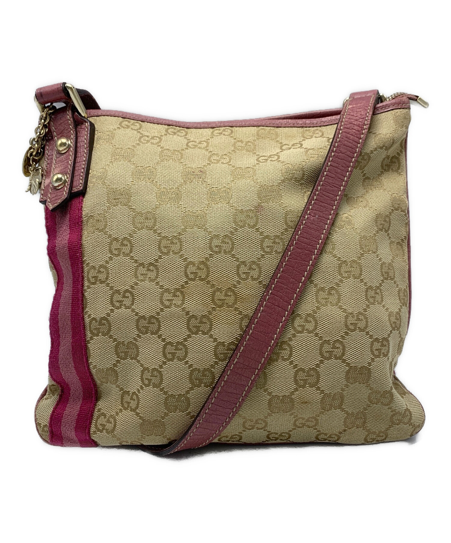 中古・古着通販】GUCCI (グッチ) GUCCI GG ショルダーバッグ ベージュ 