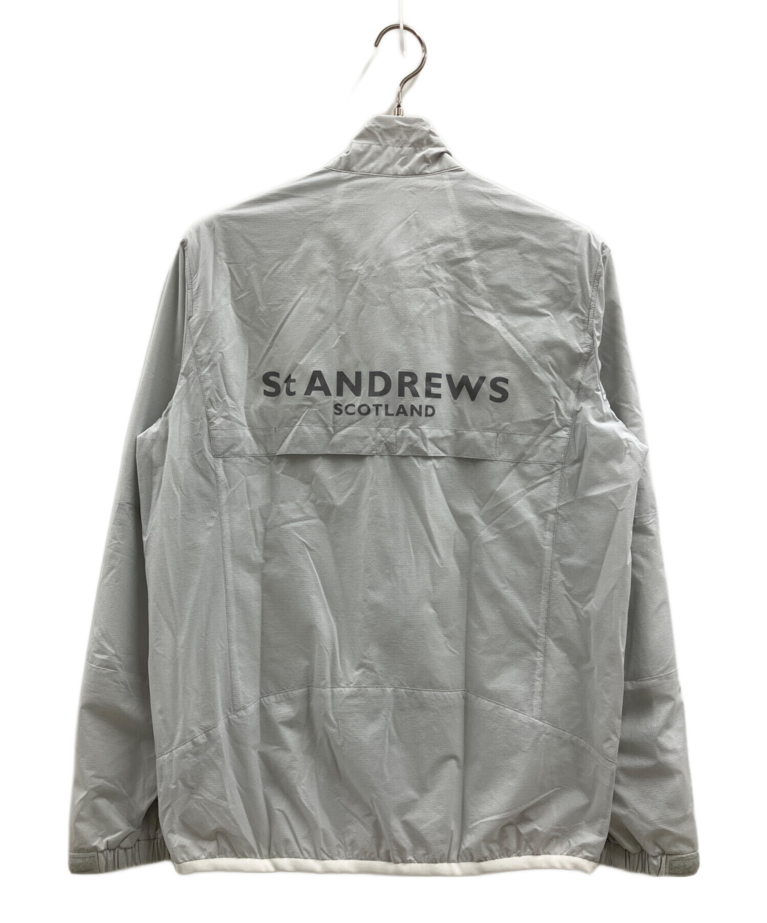 美品 St Andrews セントアンドリュース ブランドロゴ 秋冬 AW スウェット ポリエステル ホワイト レディース S スウェットシャツ【古着】【中古】 中古・古着通販】St ANDREWS (セントアンドリュース) トラック