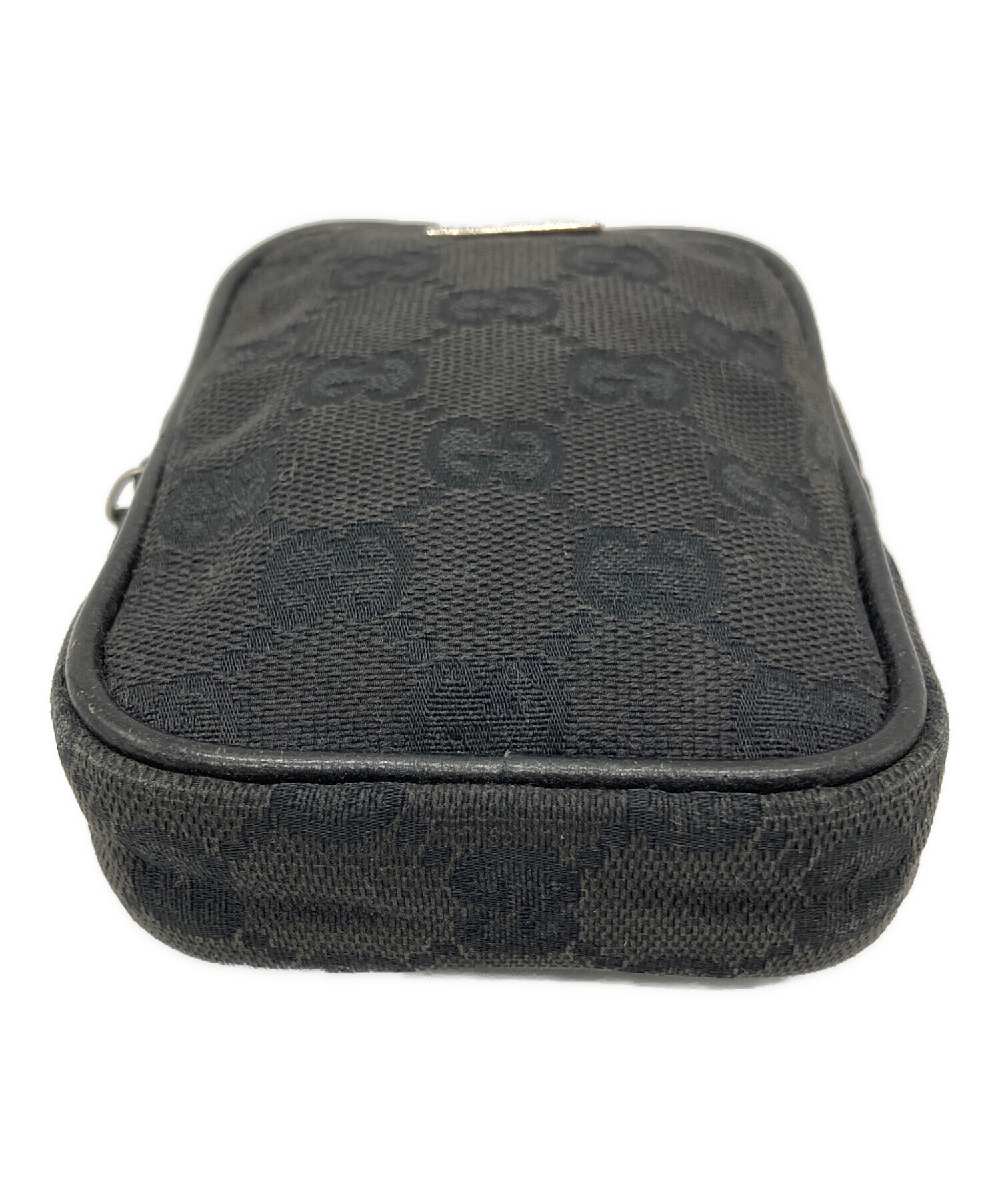 【極美品✨シガレットケース】GUCCI グッチ　小物入れ　レザー　ブラック　人気 中古・古着通販】GUCCI (グッチ) GUCCI シガレットケース ブラック