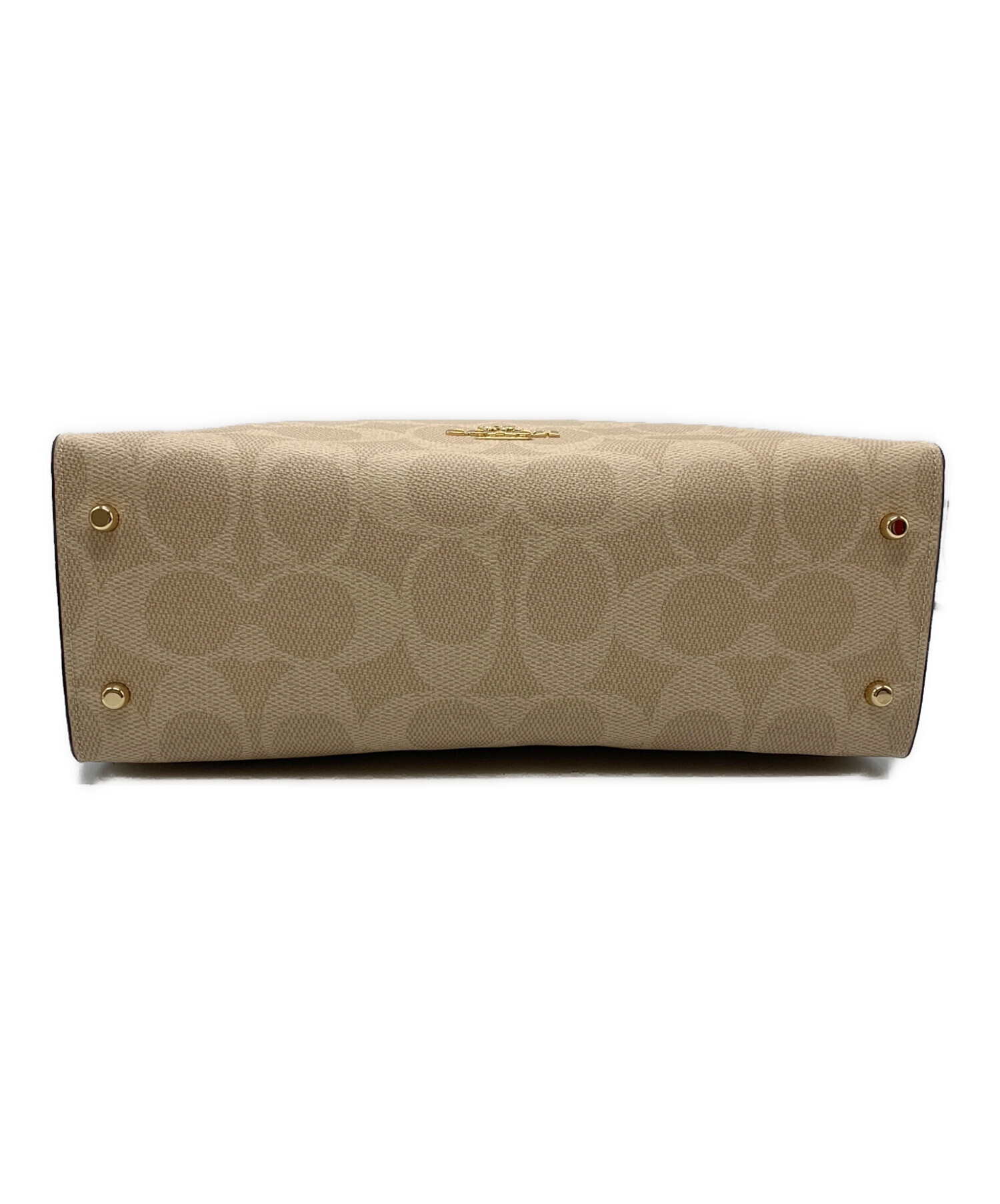 中古・古着通販】COACH (コーチ) COACH 2WAYバッグ ベージュ｜ブランド