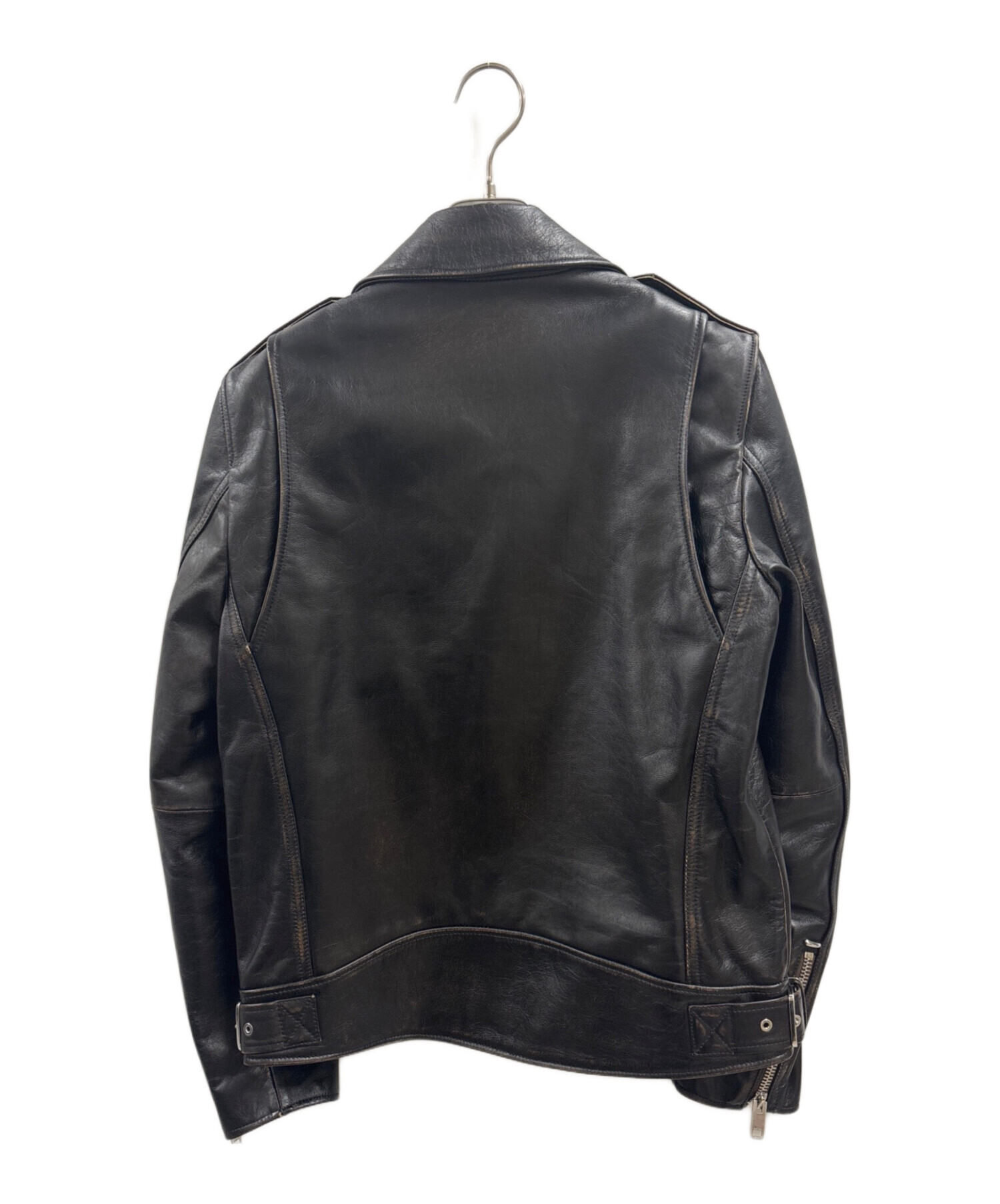 中古・古着通販】DIESEL (ディーゼル) ダブルライダースジャケット