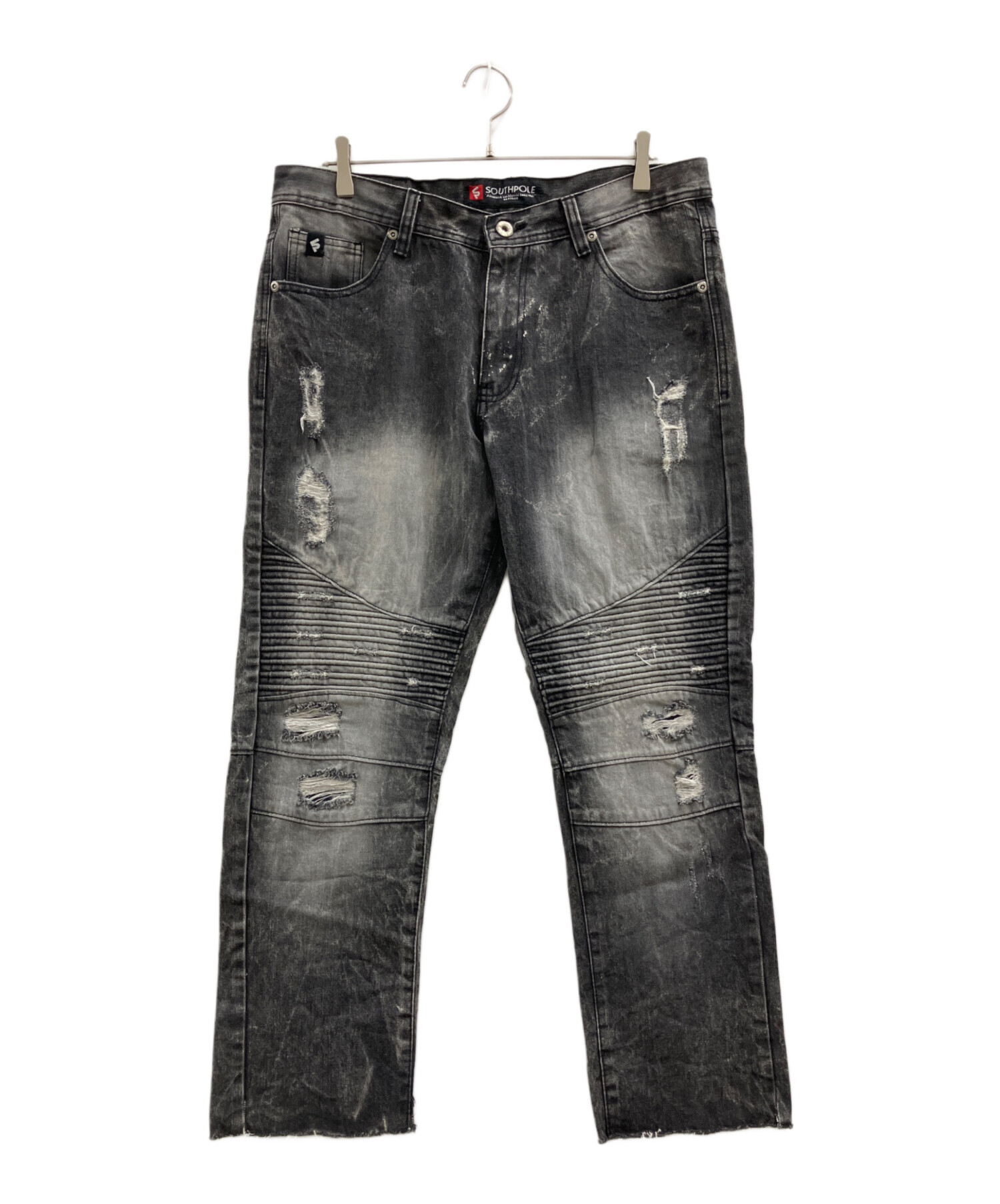 中古・古着通販】SOUTHPOLE (サウスポール) ダメージ加工デニムパンツ