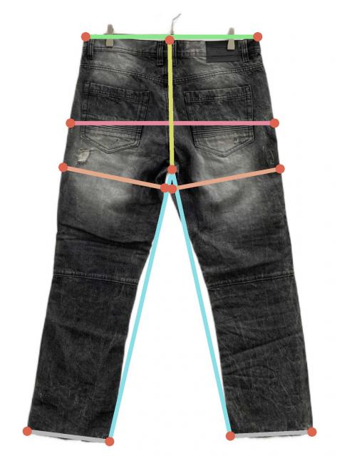 メルオジさん専用Southpole 42inch デニムパンツ 2点セット 中古・古着通販】SOUTHPOLE (サウスポール) ダメージ加工デニムパンツ
