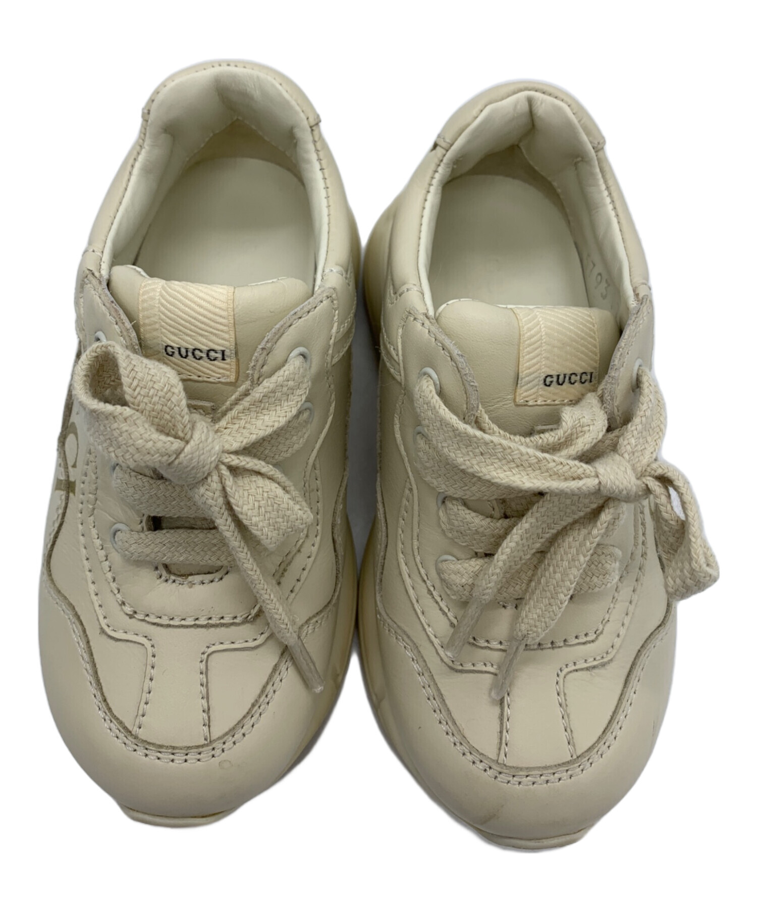 中古・古着通販】GUCCI (グッチ) GUCCI スニーカー アイボリー サイズ