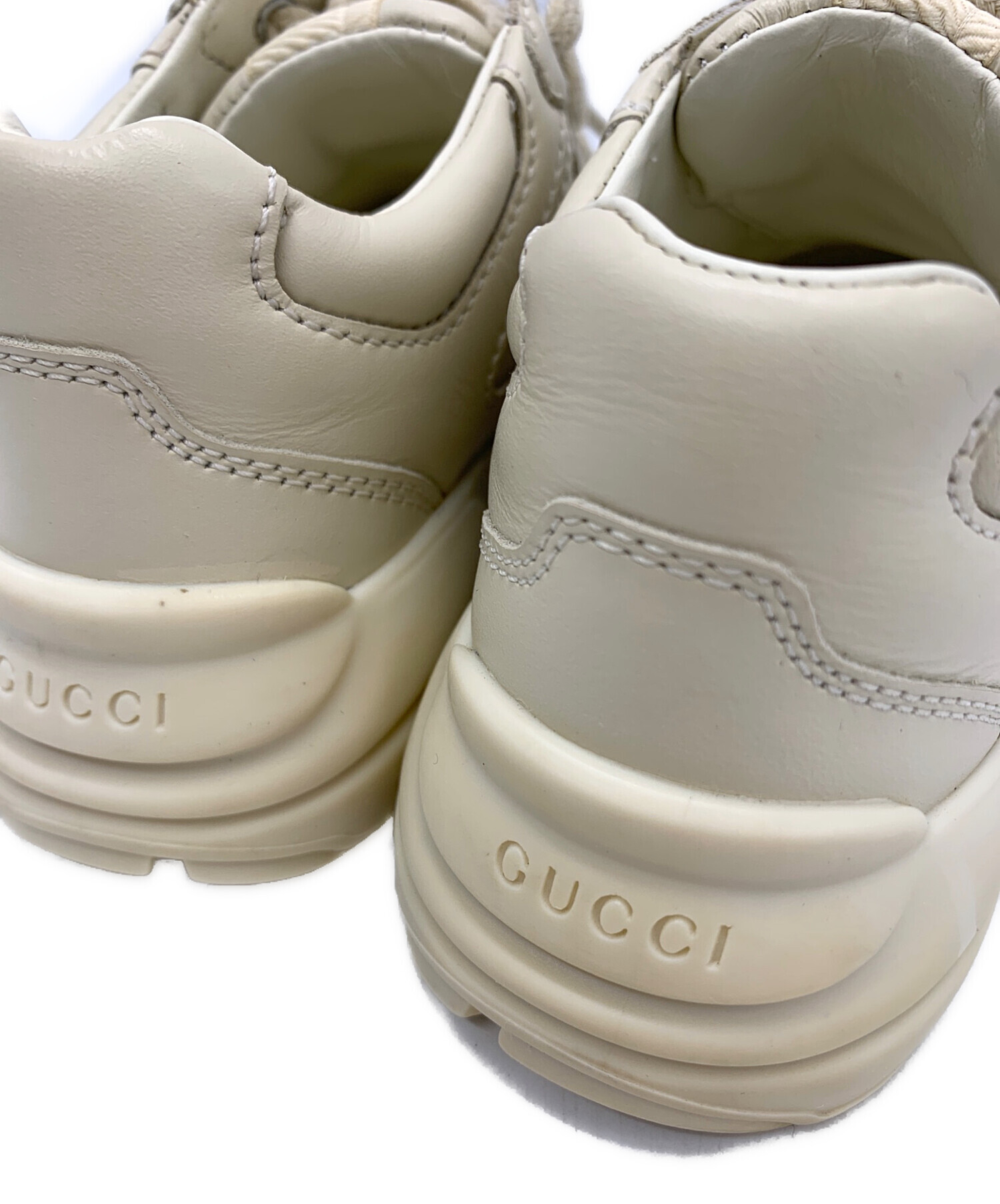 GUCCI スニーカー　サイズ26.5cm 中古品 中古・古着通販】GUCCI (グッチ) GUCCI スニーカー アイボリー サイズ